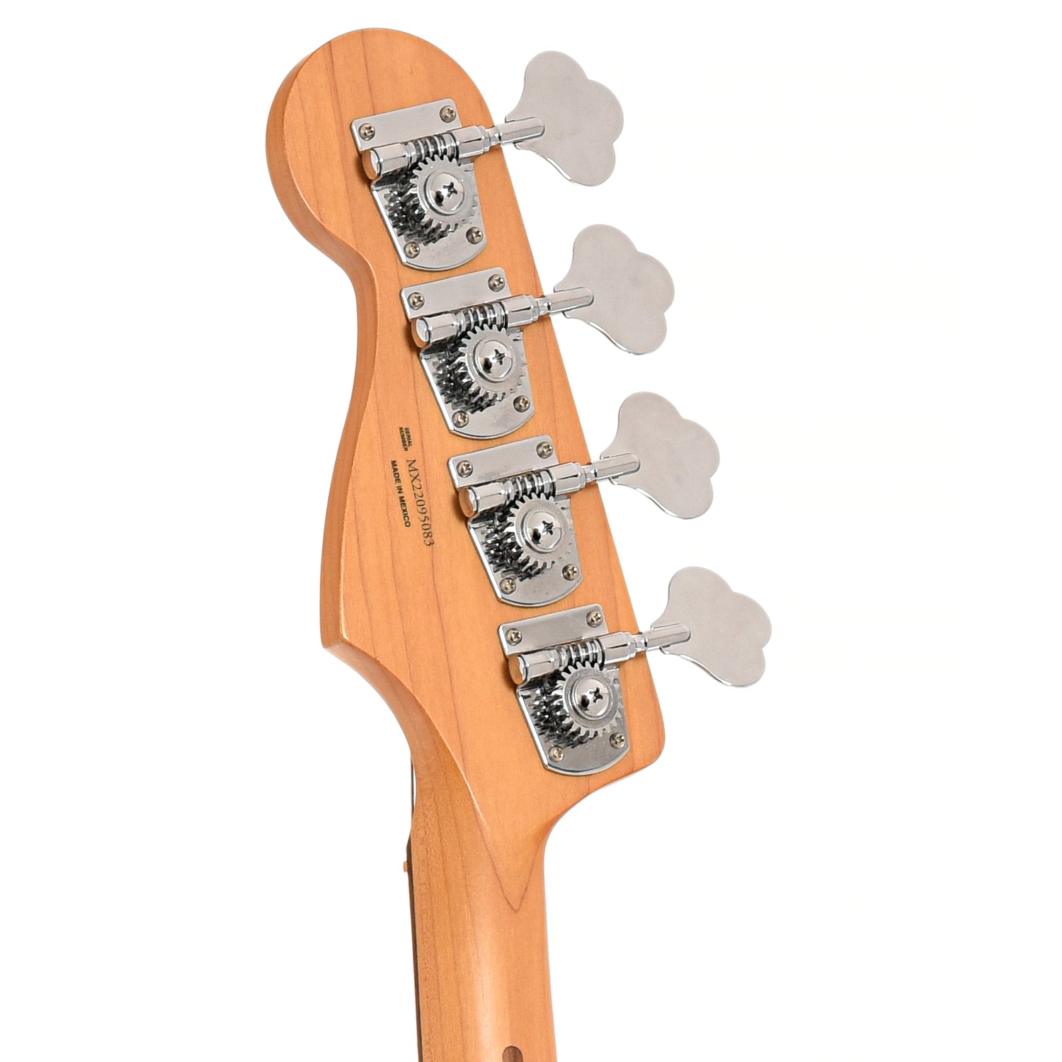 BAck headstock of Fender Meteora Electric Basss (2022)