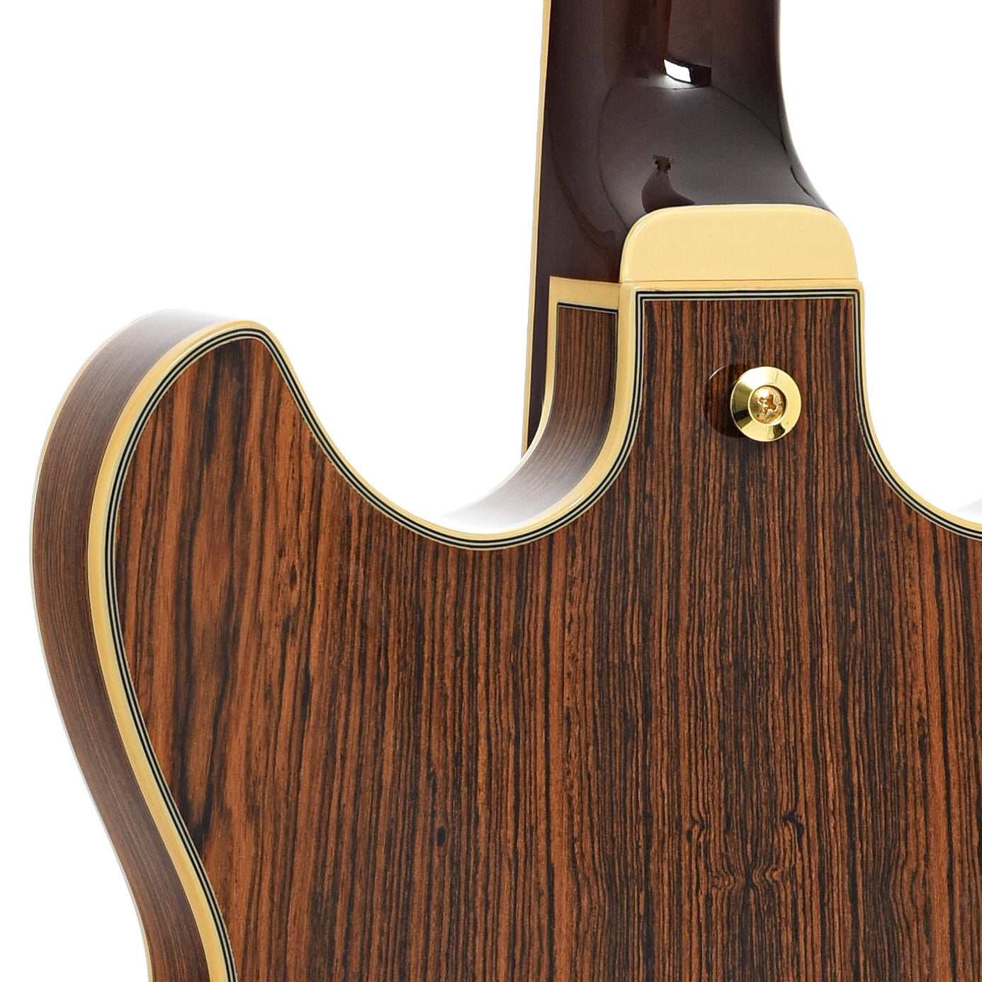 Neck joint of Ibanez Artcore Expressionist AS93BC Semi-hollowbody Electric Guitar, Black