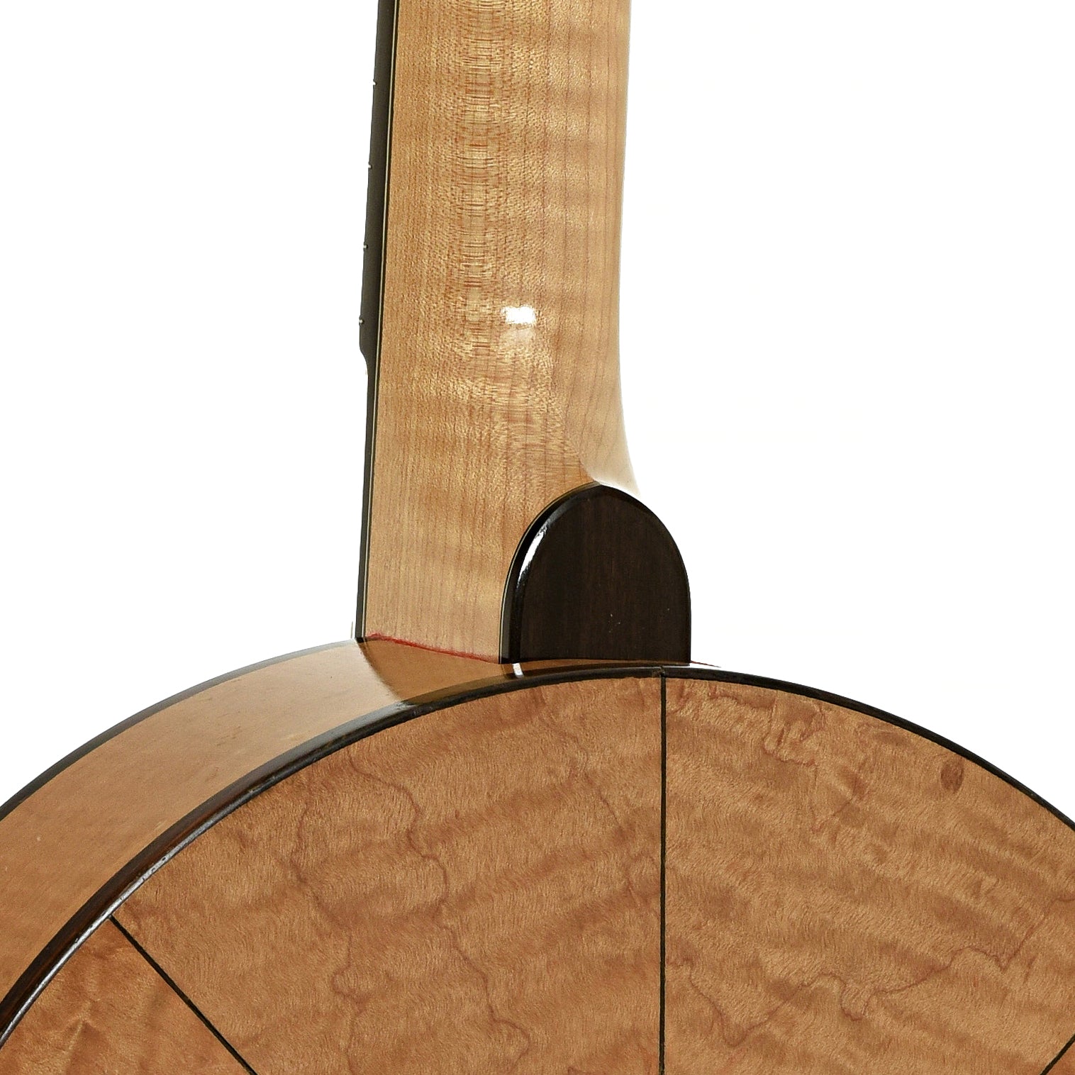 Neck joint of Weymann Conversion Open Back Banjo