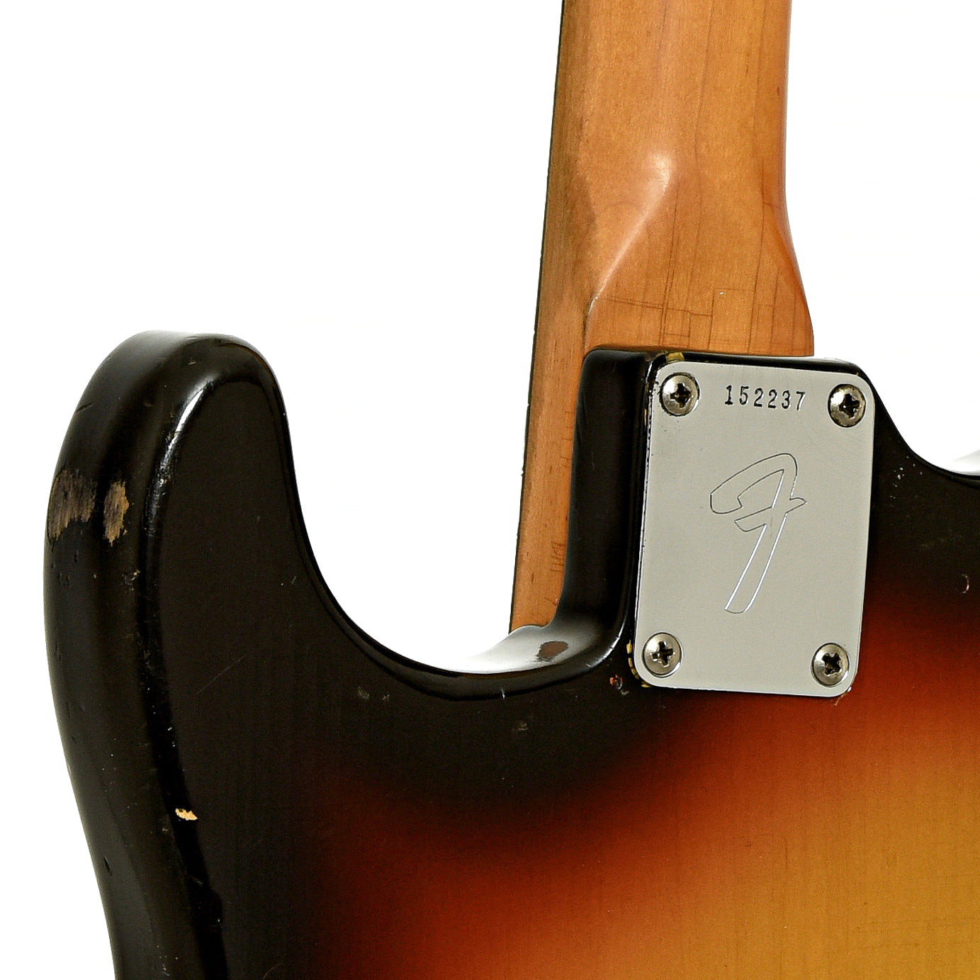 Neck joint of Fender Stratocaster