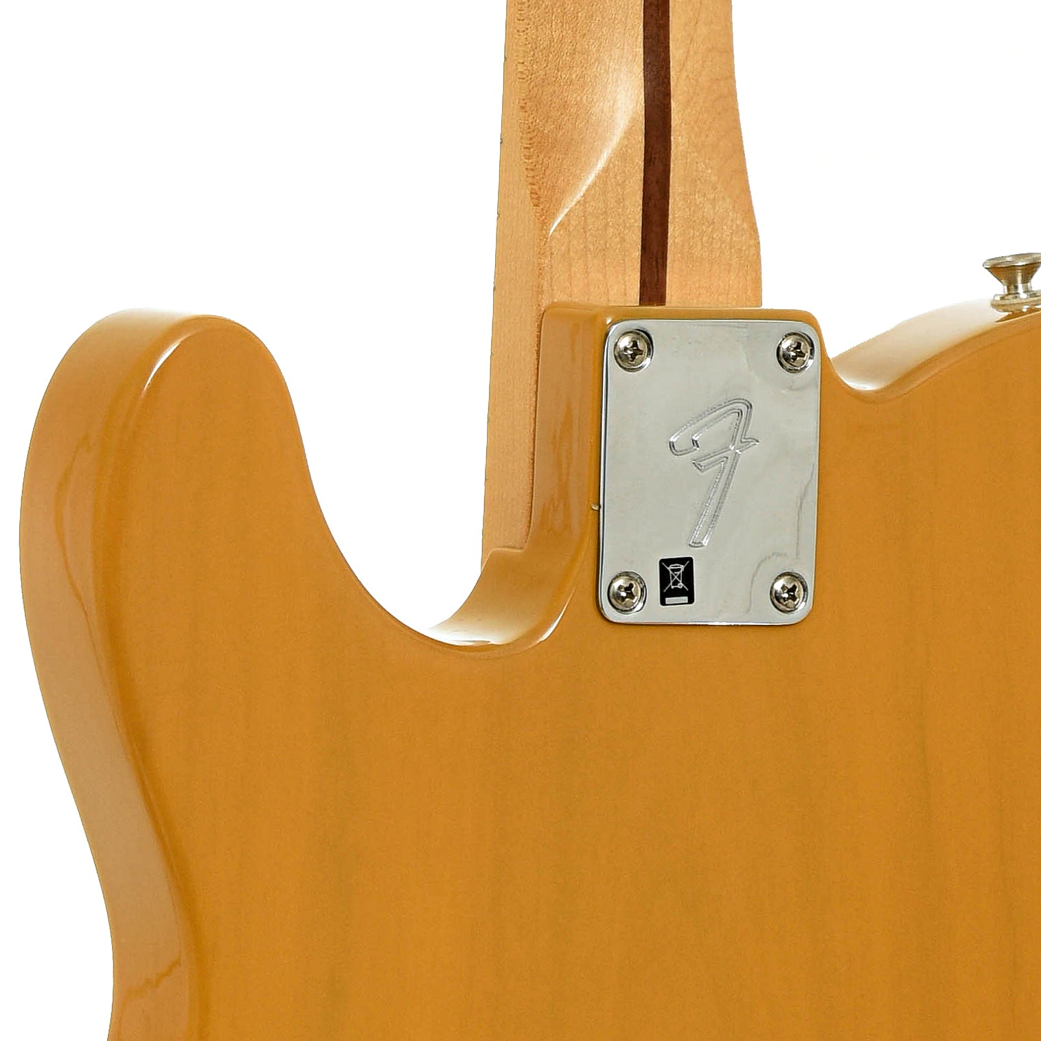 Neck joint of Fender Player Telecaster Electric Guitar