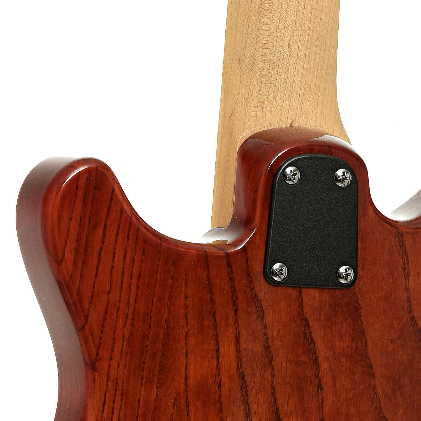 Neck joint of PRS SE Swamp Ash Special Electric Guitar Vintage Sunburst, Shopworn