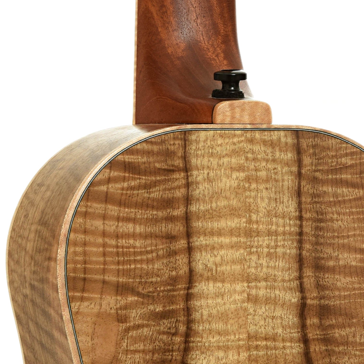 Neck joint of Mya-Moe Resonator Tenor Ukulele