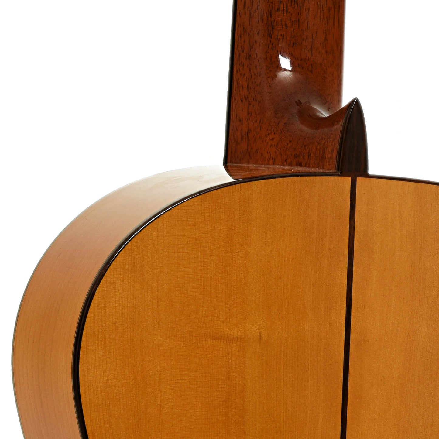 Neck joint of Jose Oribe Flamenco Guitar 