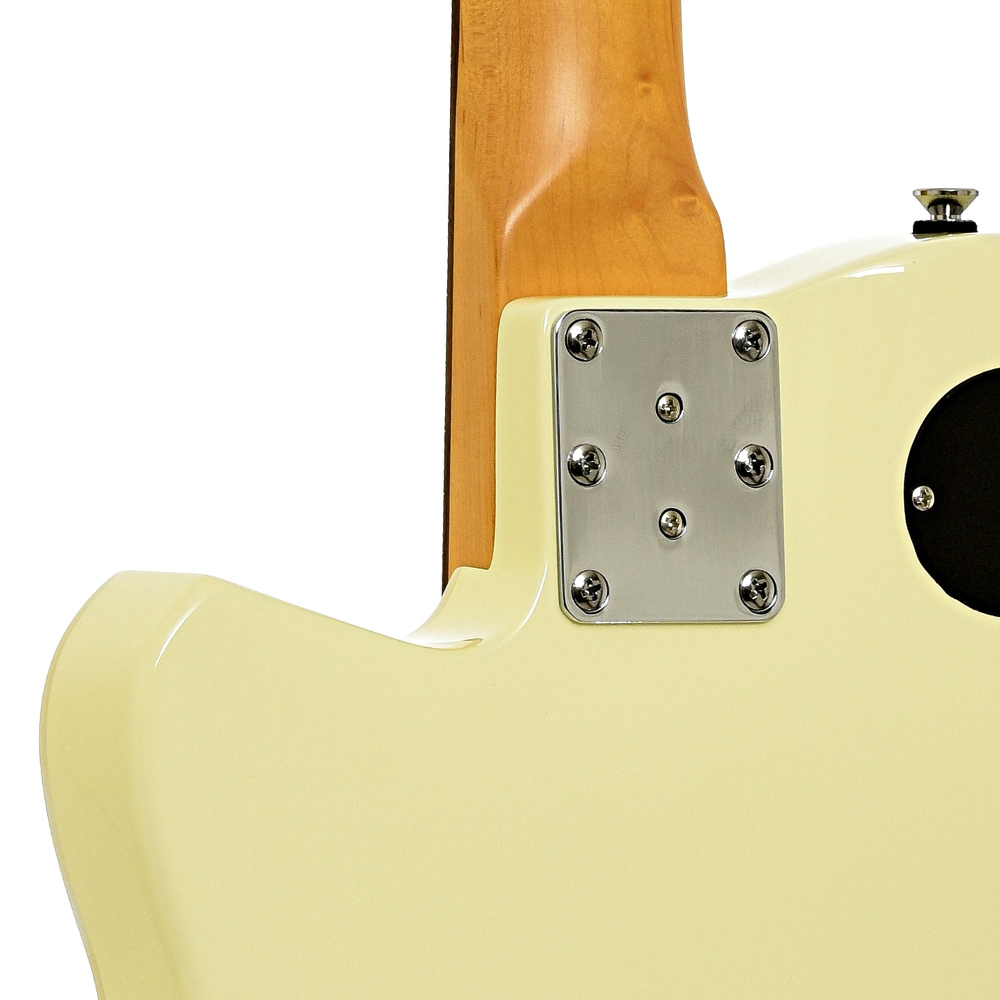 Neck joint of Reverend Buckshot Electric Guitar 