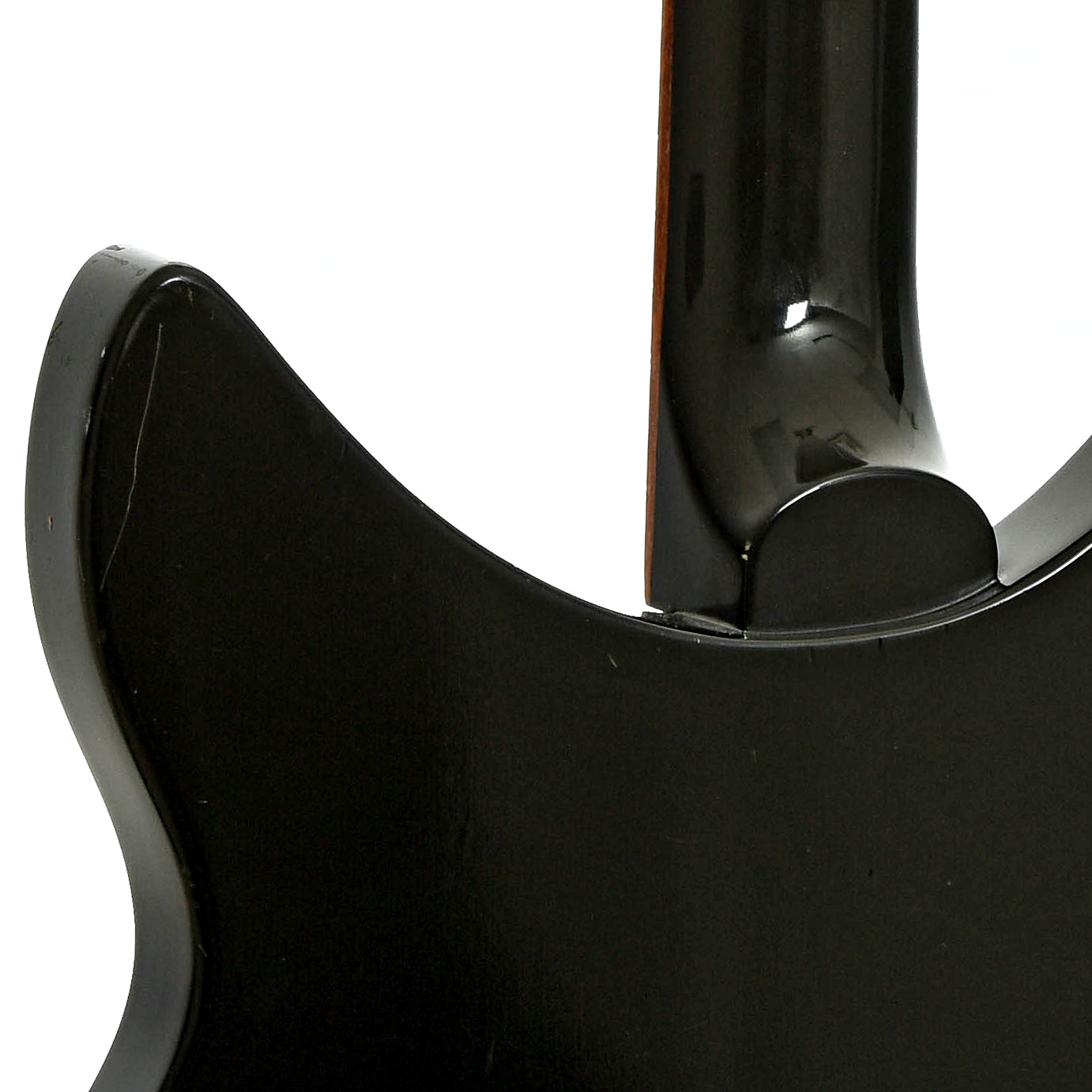 Neck joint of Rickenbacker 335 Hollowbody Electric Guitar