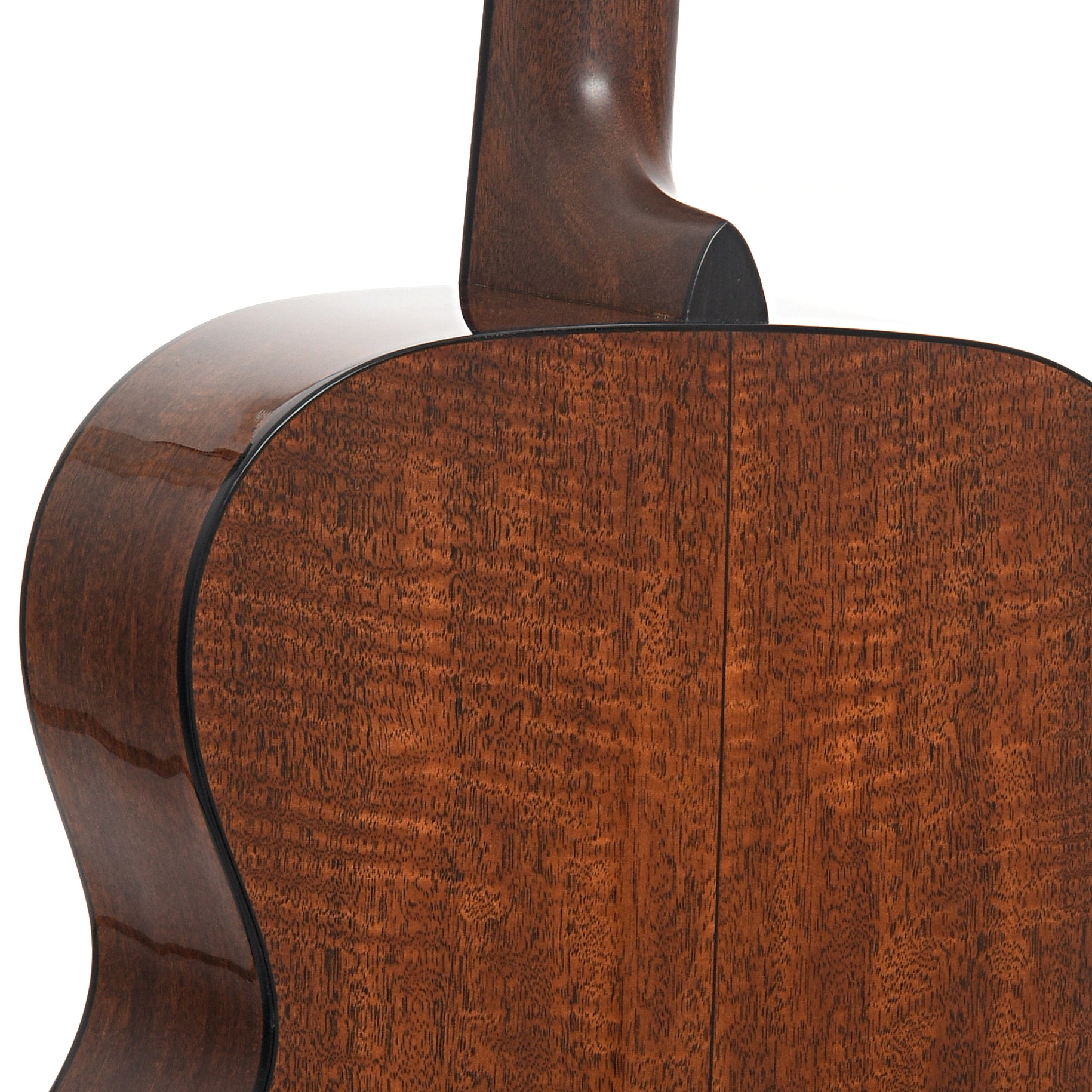 Neckjoint for Martin Custom 18-Style 000 Guitar & Case, Flame Mahogany & Alpine Spruce