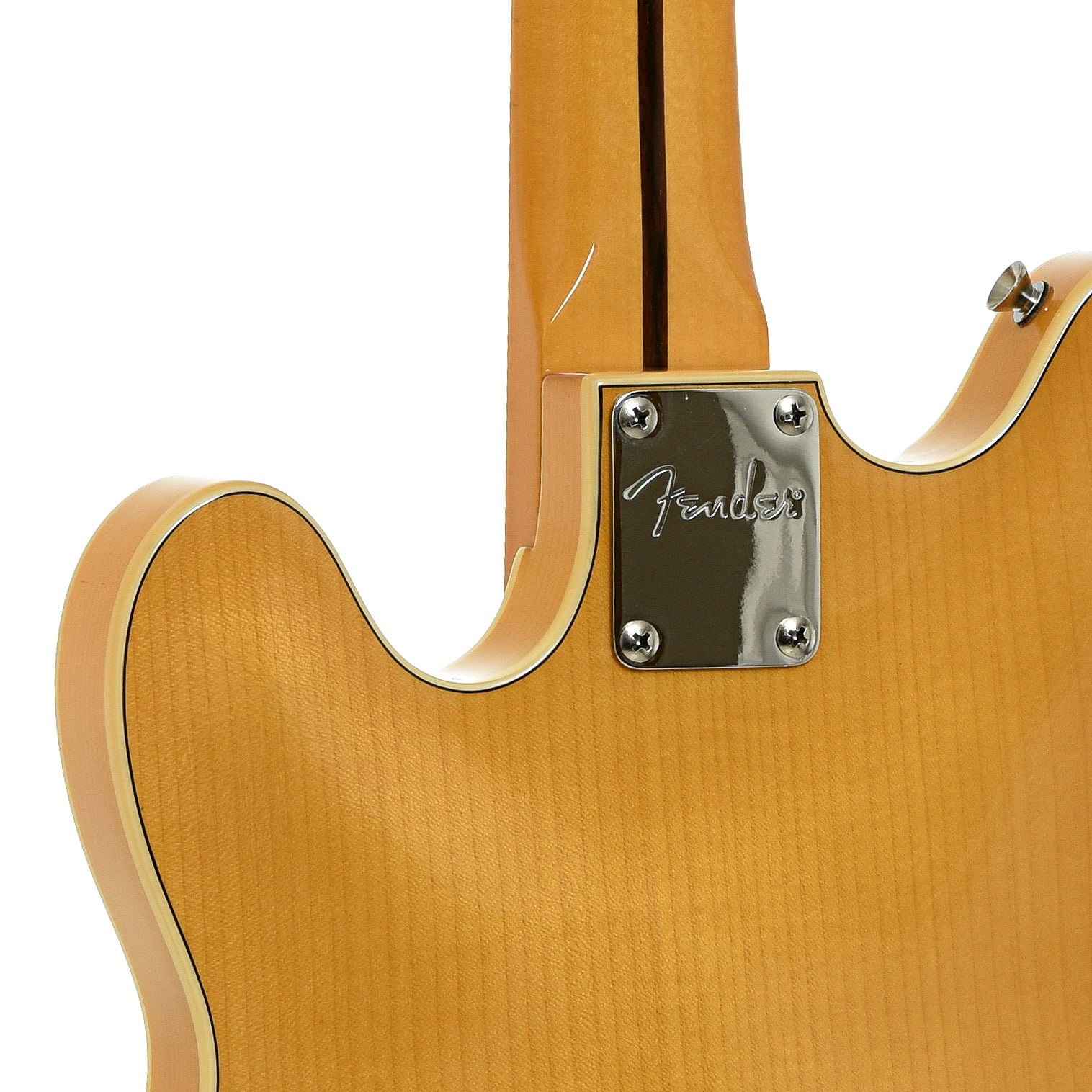 Neck joint of Fender Starcaster Hollowbody Electric Bass 