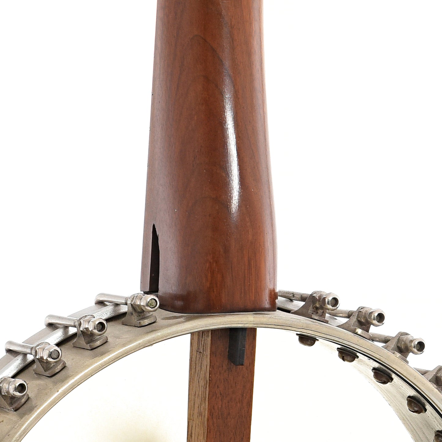 Neck joint  of Dobson Victor No.2 Specialty Openback Banjo (c.1887)