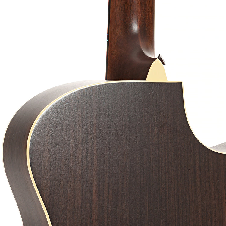 Heel of Martin GPC-16E Rosewood Lefthanded Cutaway Guitar