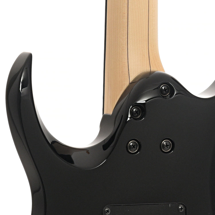 Neck joint of Ibanez Axe Design Lab Prestige Series RGA622XH Electric Guitar, Black