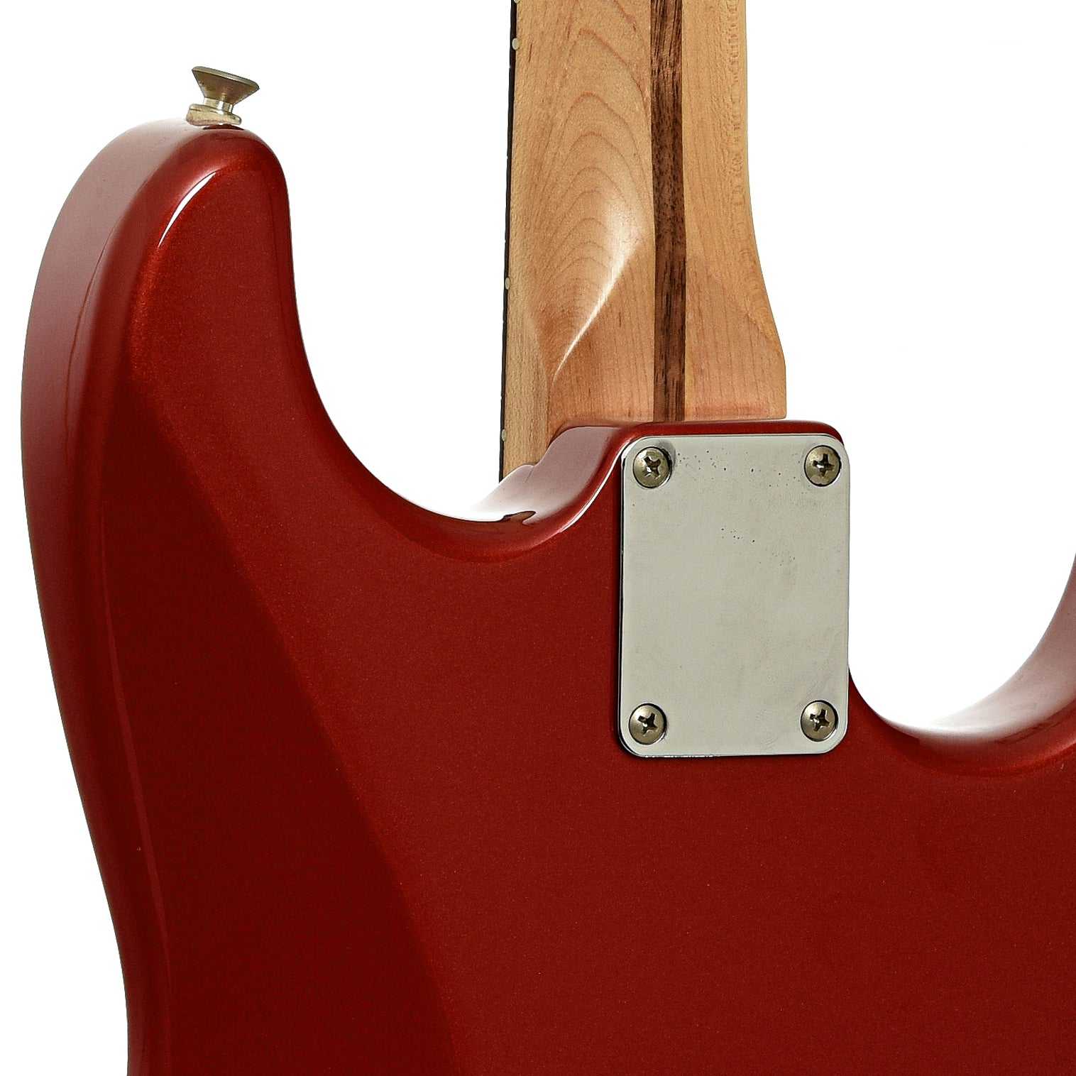 Neck joint of Fender Standard Stratocaster LH Electric Guitar  