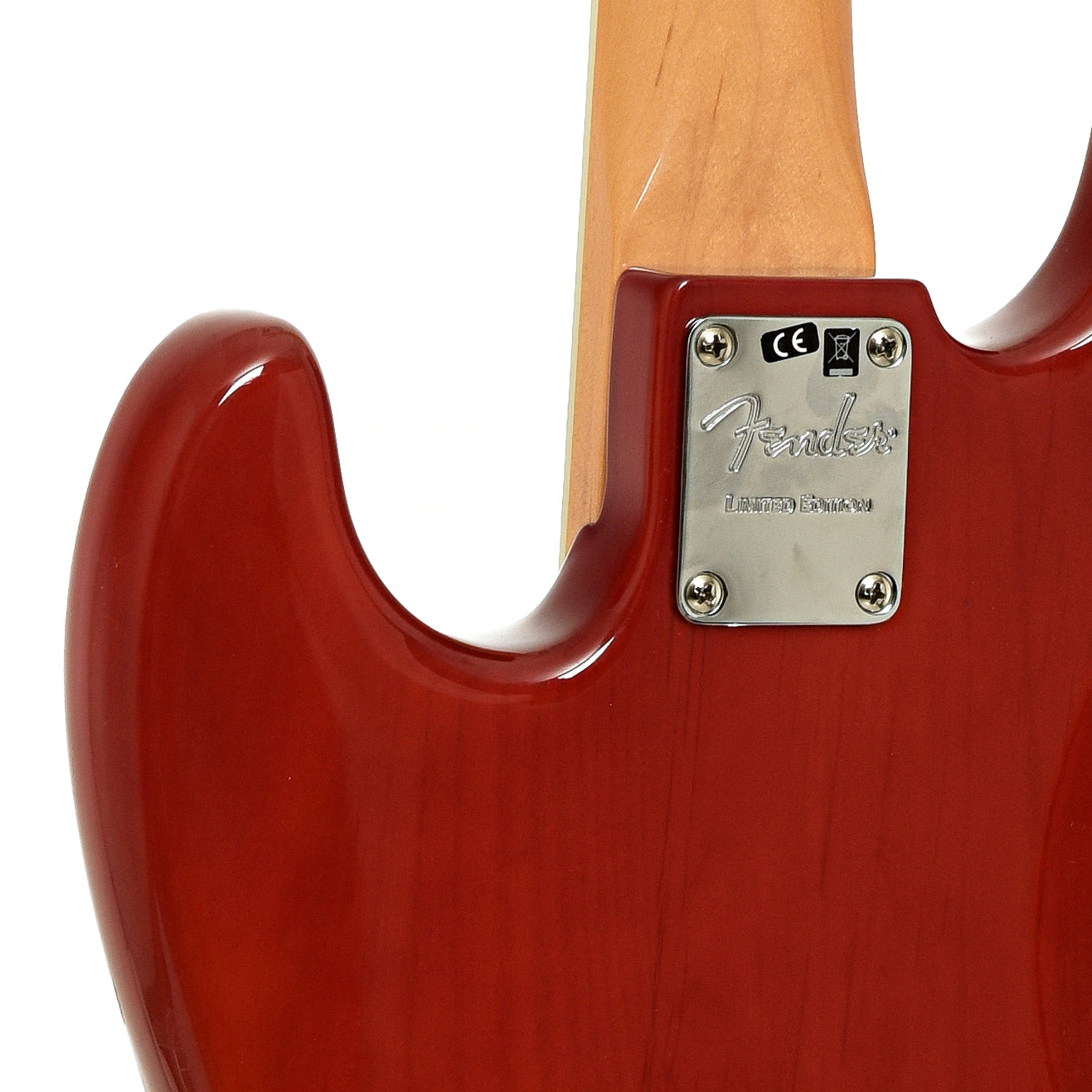 Neck joint of Fender Rarities Series Flame Ash Top American Original '60s Jazz Bass