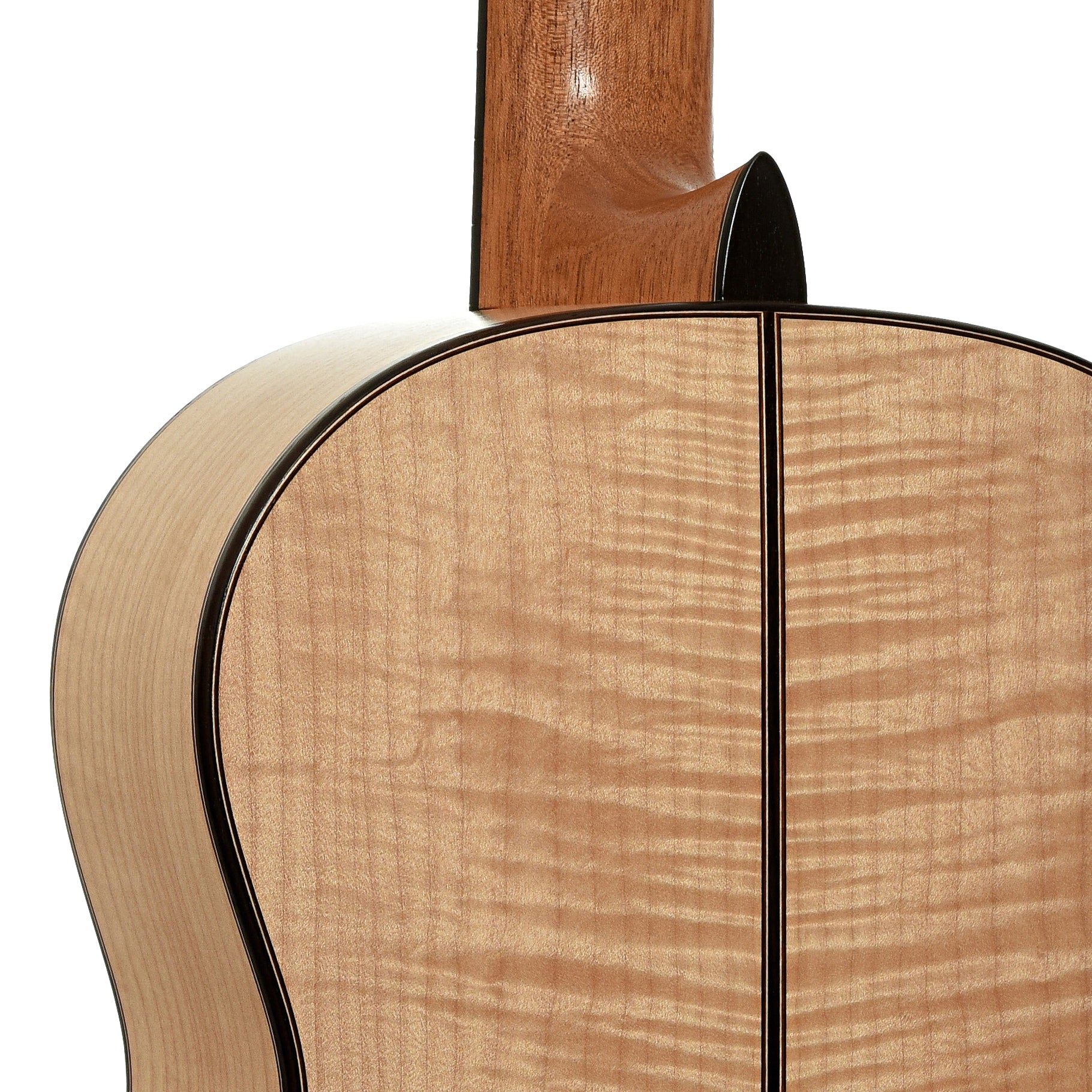 Neck joint of Francois Laramee Classical Acoustic Guitar