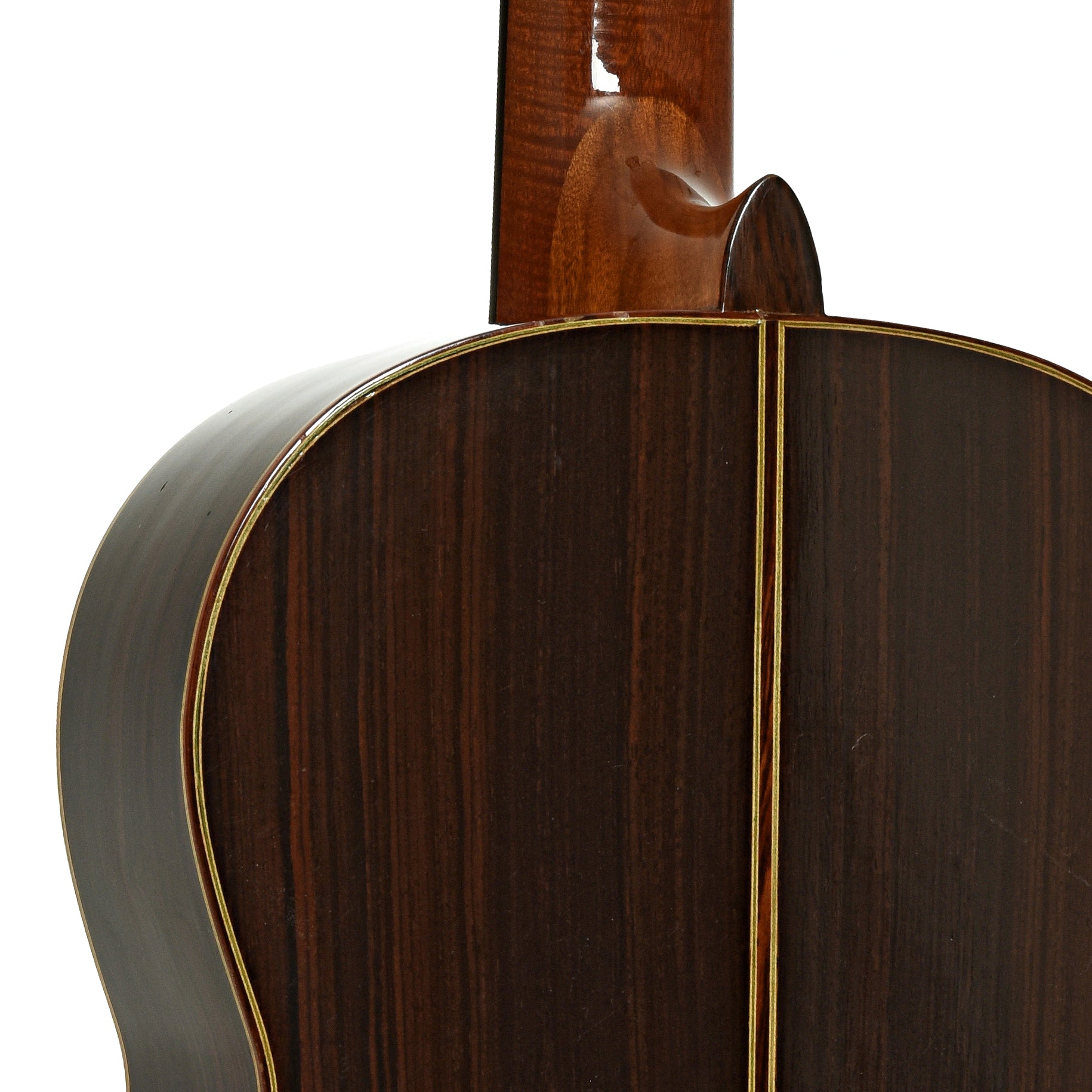 Neck joint of Jorge Montalvo Concert Classical Guitar