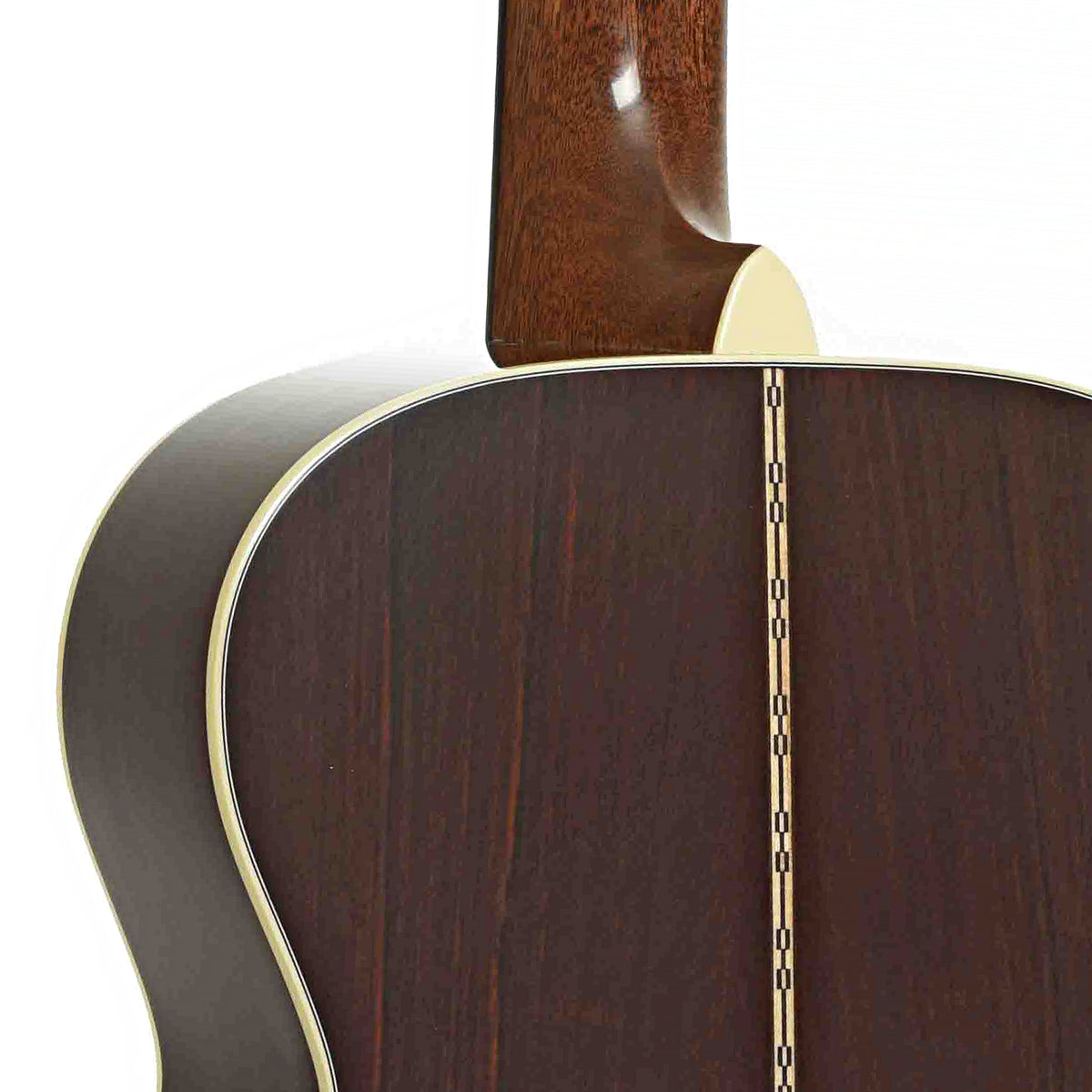 Heel of Martin Custom Shop 0-28 Acoustic Guitar & Case
