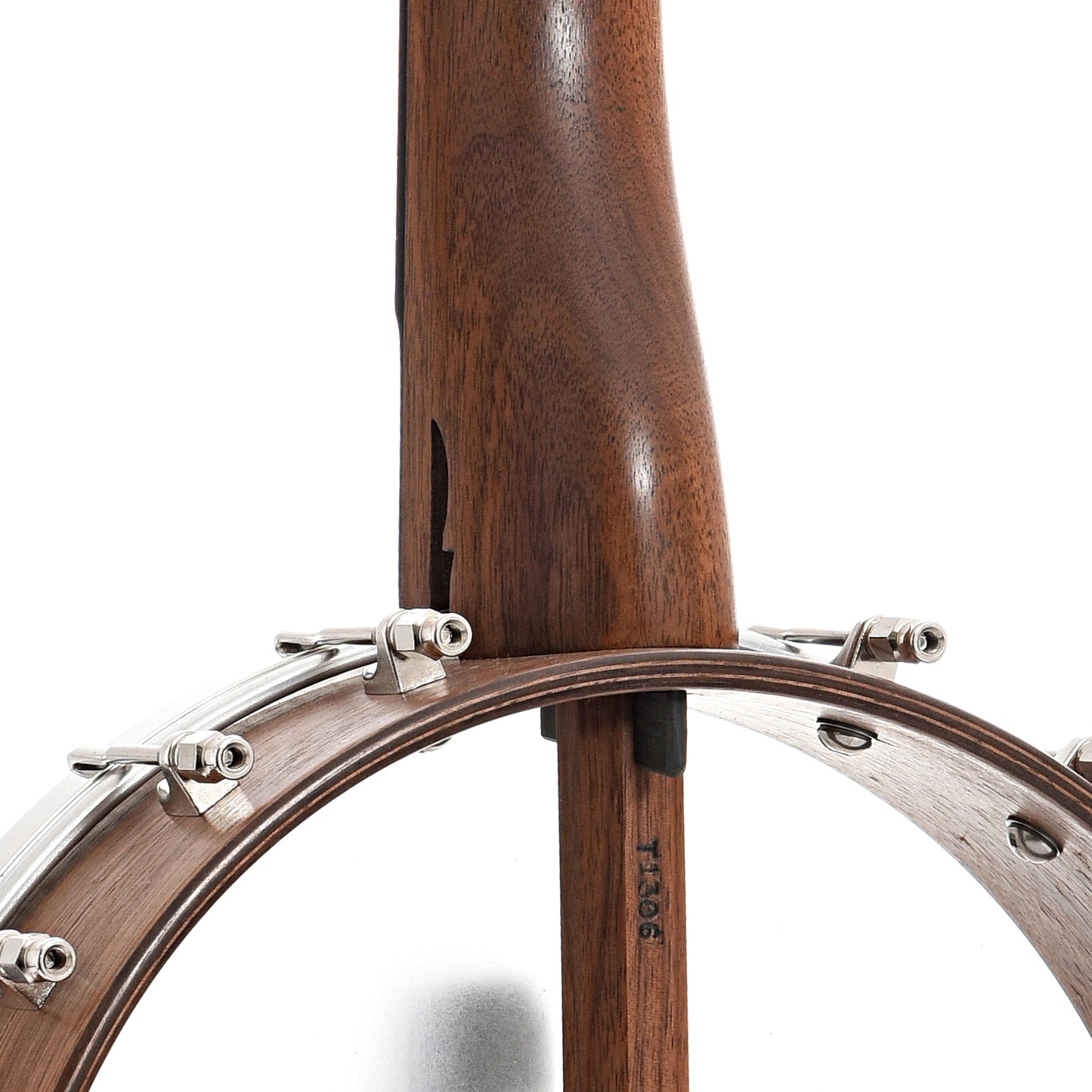 Neck joint of Kevin Enoch 11" Tradesman, Walnut Neck & Rim