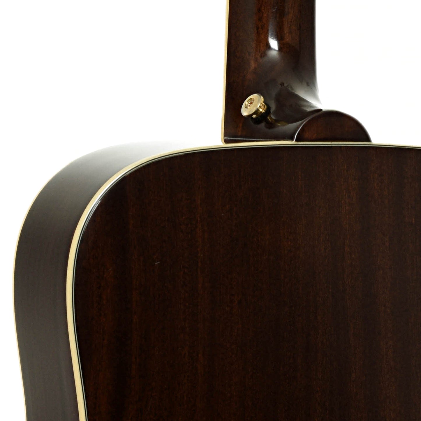 Neck joint of Epiphone Hummingbird Acoustic Guitar