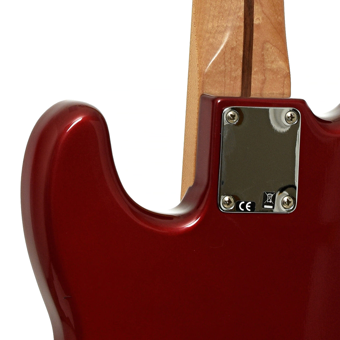 Neck joint of Fender Standard Precision Electric Bass