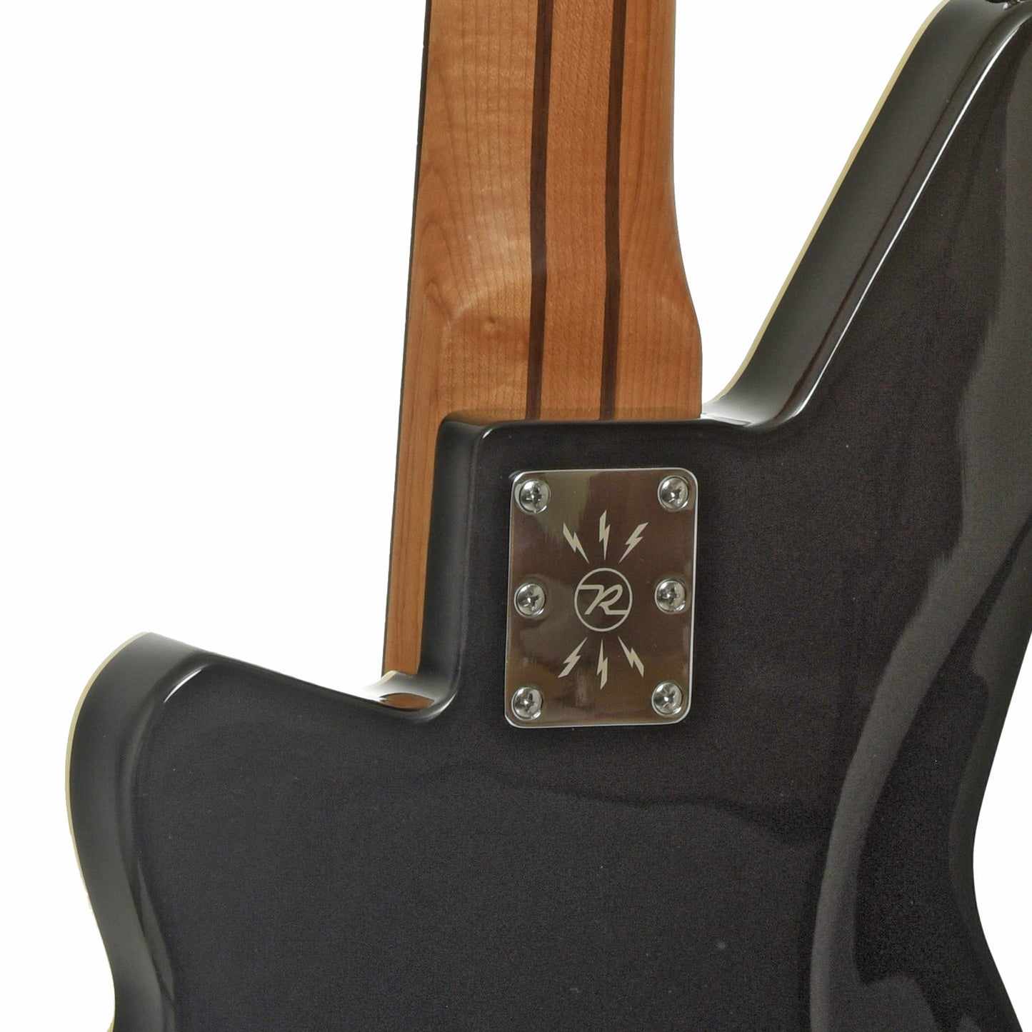 Neck joint of Reverend Mercalli 5 5-string Electric Bass Guitar, Midnight Black