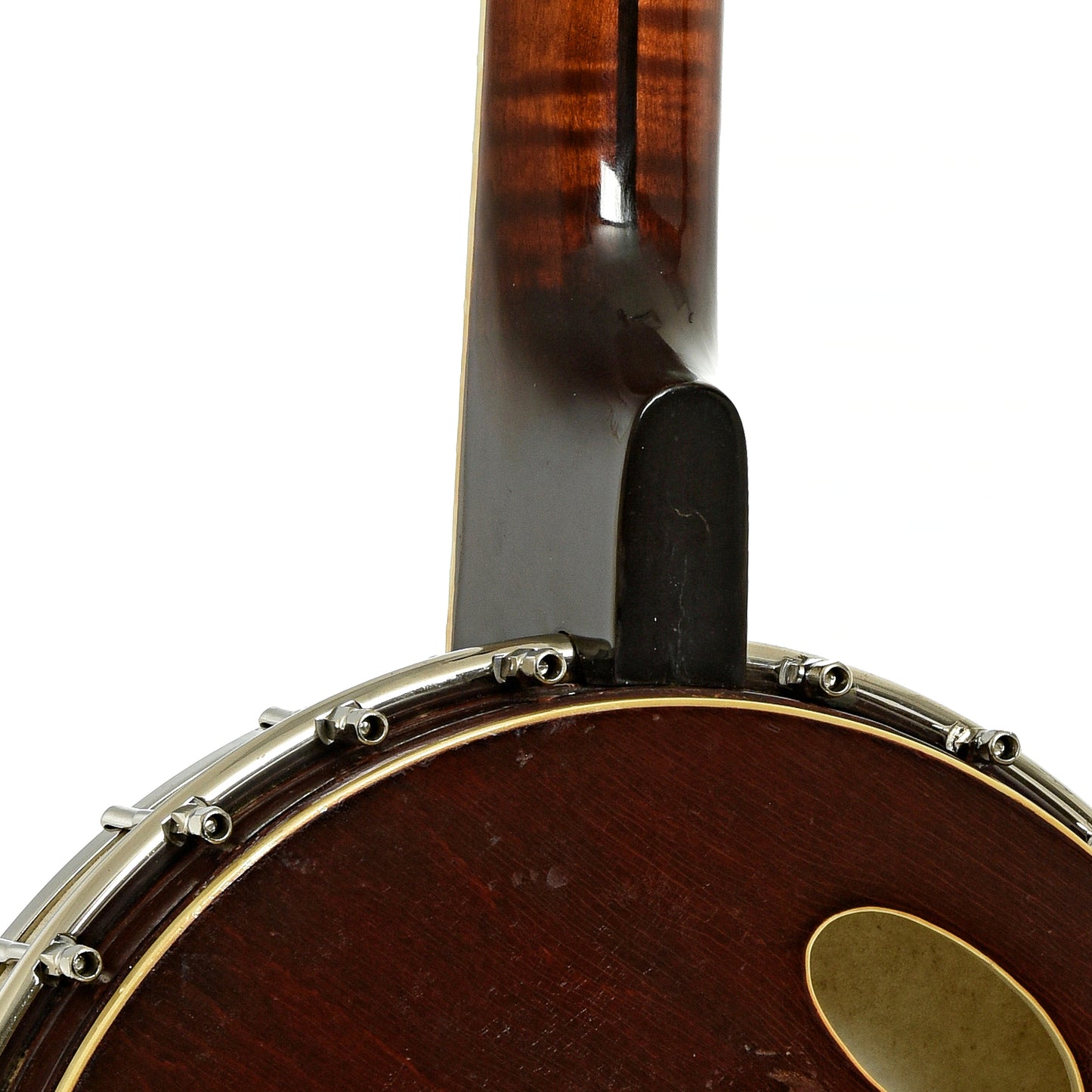 Neck joint of Gibson TB-1 Trapdoor Conversion Banjo