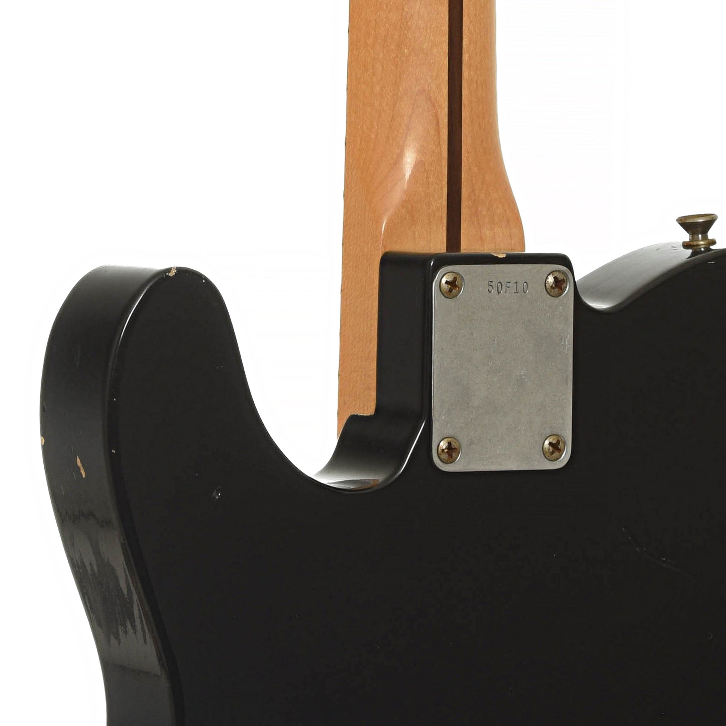 Neck joint of Fender Custom Shop 1955 Relic Telecaster Reissue Electric Guitar (2006)