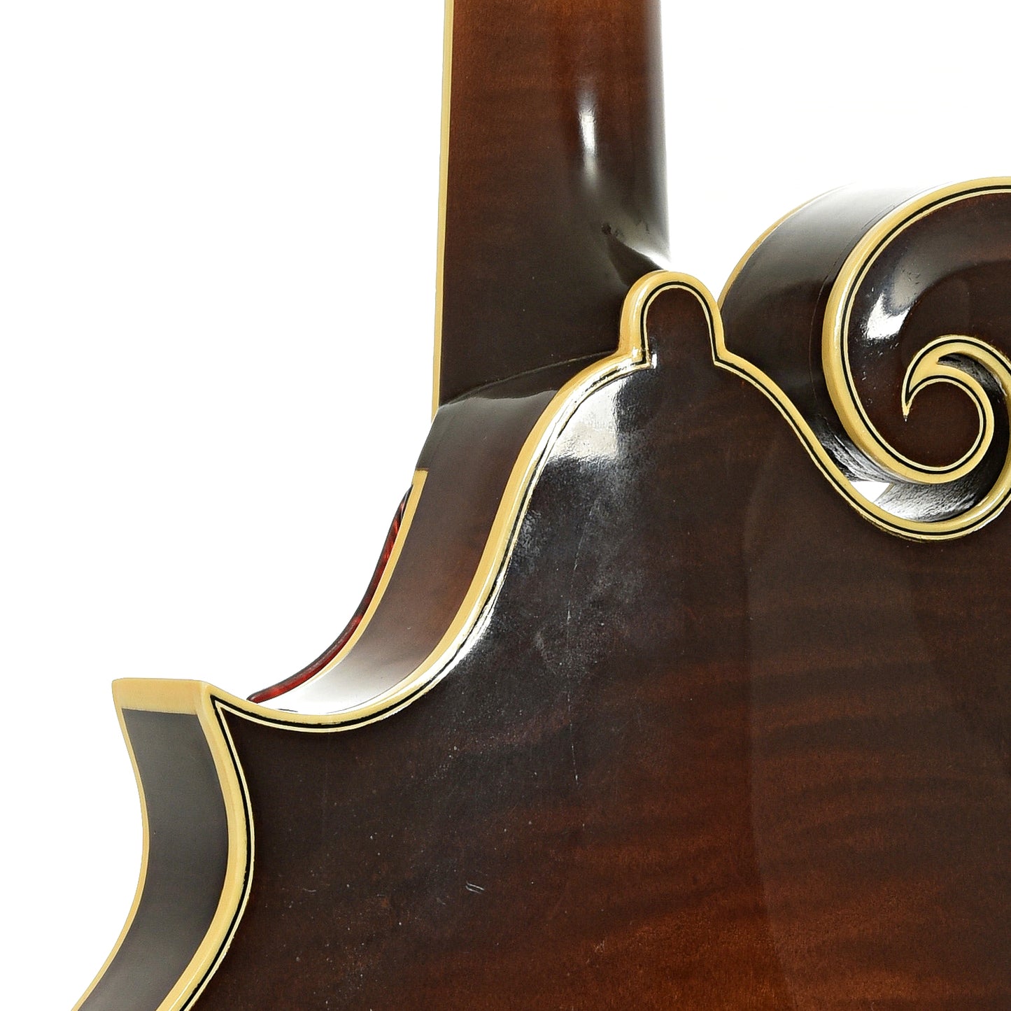 Neck joint of Dudenbostel F-5 Mandolin 