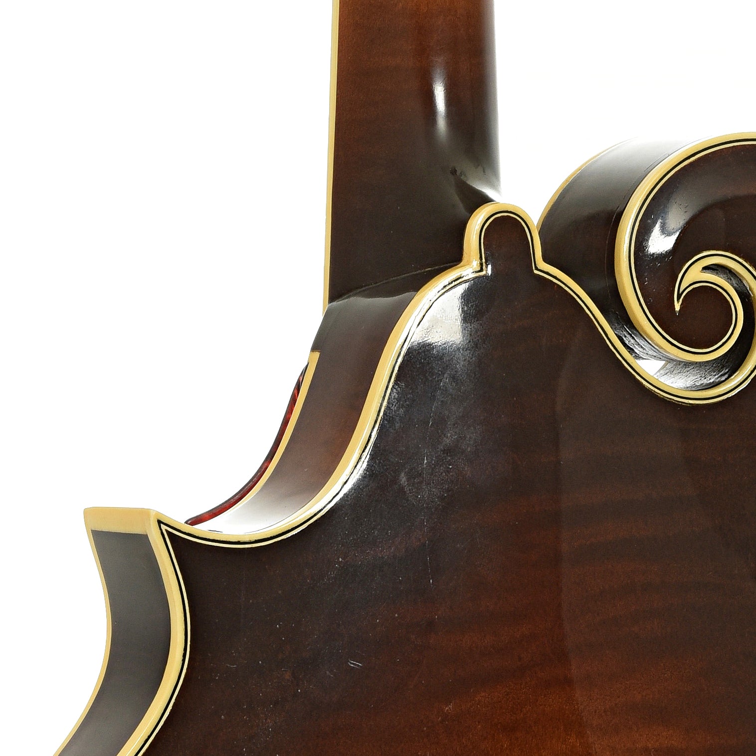 Neck joint of Dudenbostel F-5 Mandolin 