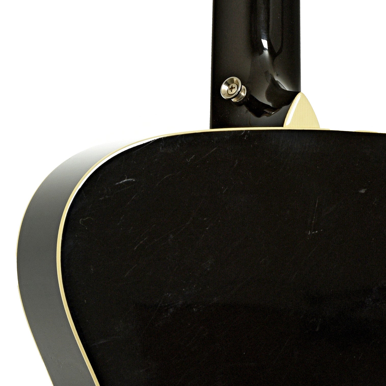 Neck joint of Collings OM1H Custom Acoustic Guitar 