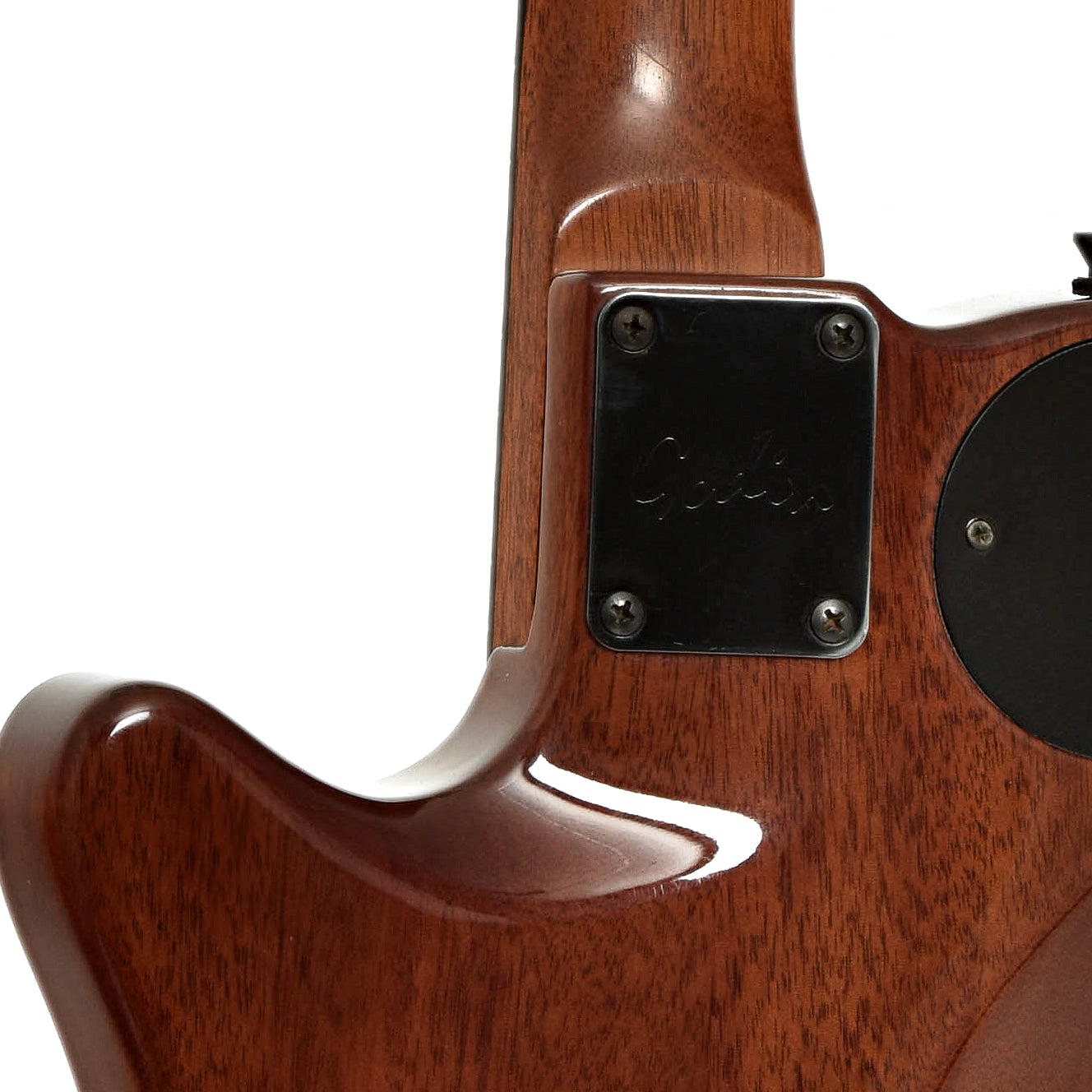 Neck joint of Godin LGX-SA with Synth Access Electric Guitar 