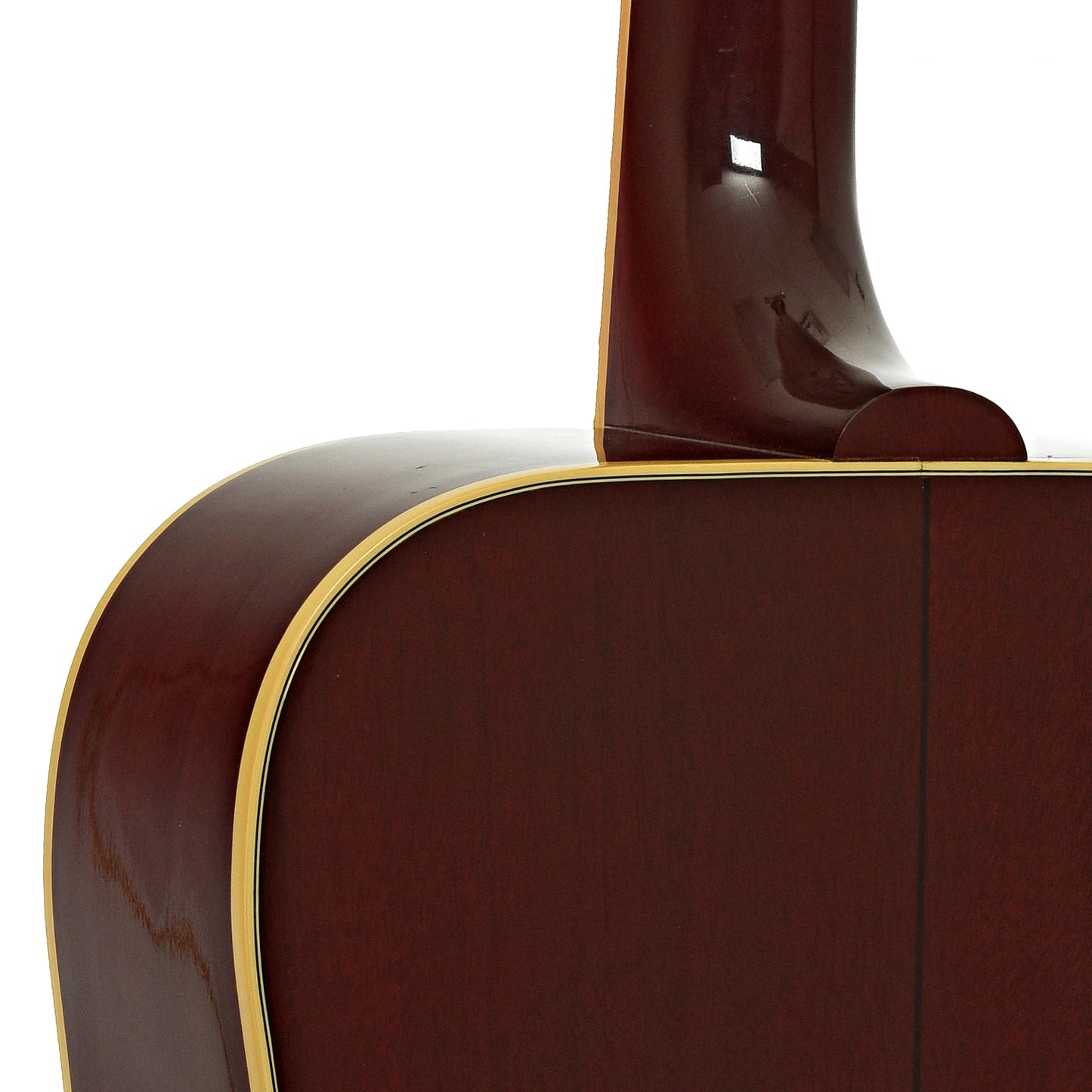 Neck joint of Gibson Hummingbird Acoustic Guitar