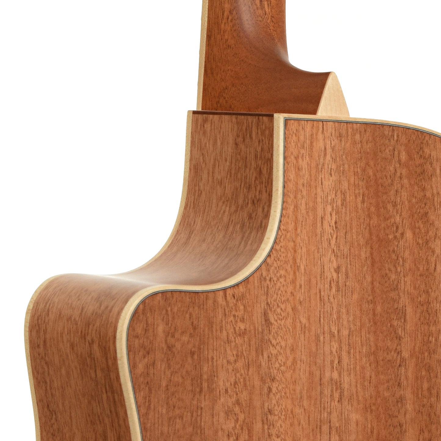 Neck joint of Larrivee LV-03 Recording Series L Body Acoustic Guitar