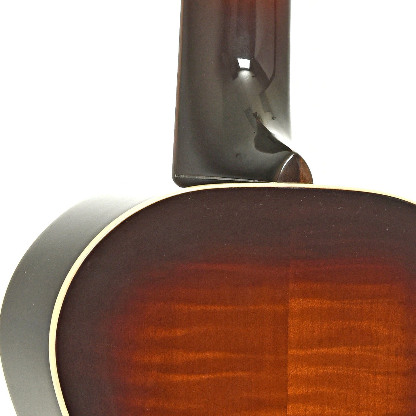 Neck joint of Kala KA-FMTB-T Gloss Flame Maple Tobacco Burst Tenor Ukulele