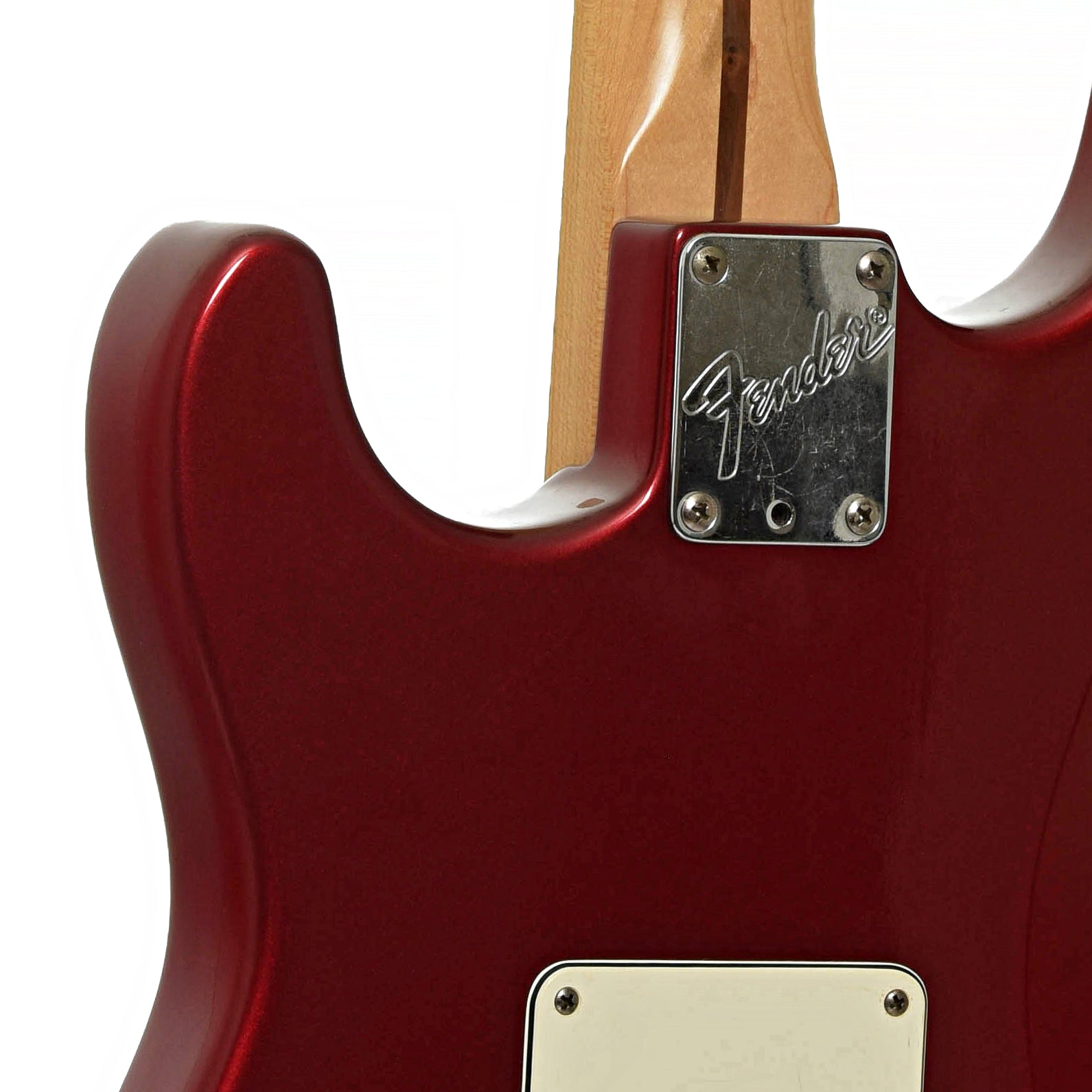 Neck joint of Fender American Standard Stratocaster Electric Guitar 
