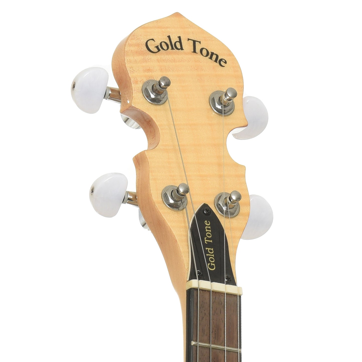 Headstock of Gold Tone CC-IT Cripple Creek Irish Tenor Banjo