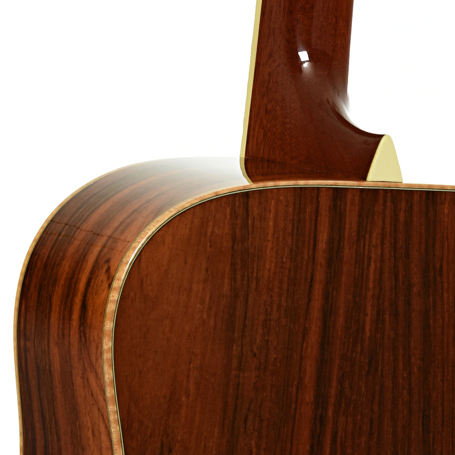 Neck joint of Larrivee D-09 Brazilian Acoustic Guitar