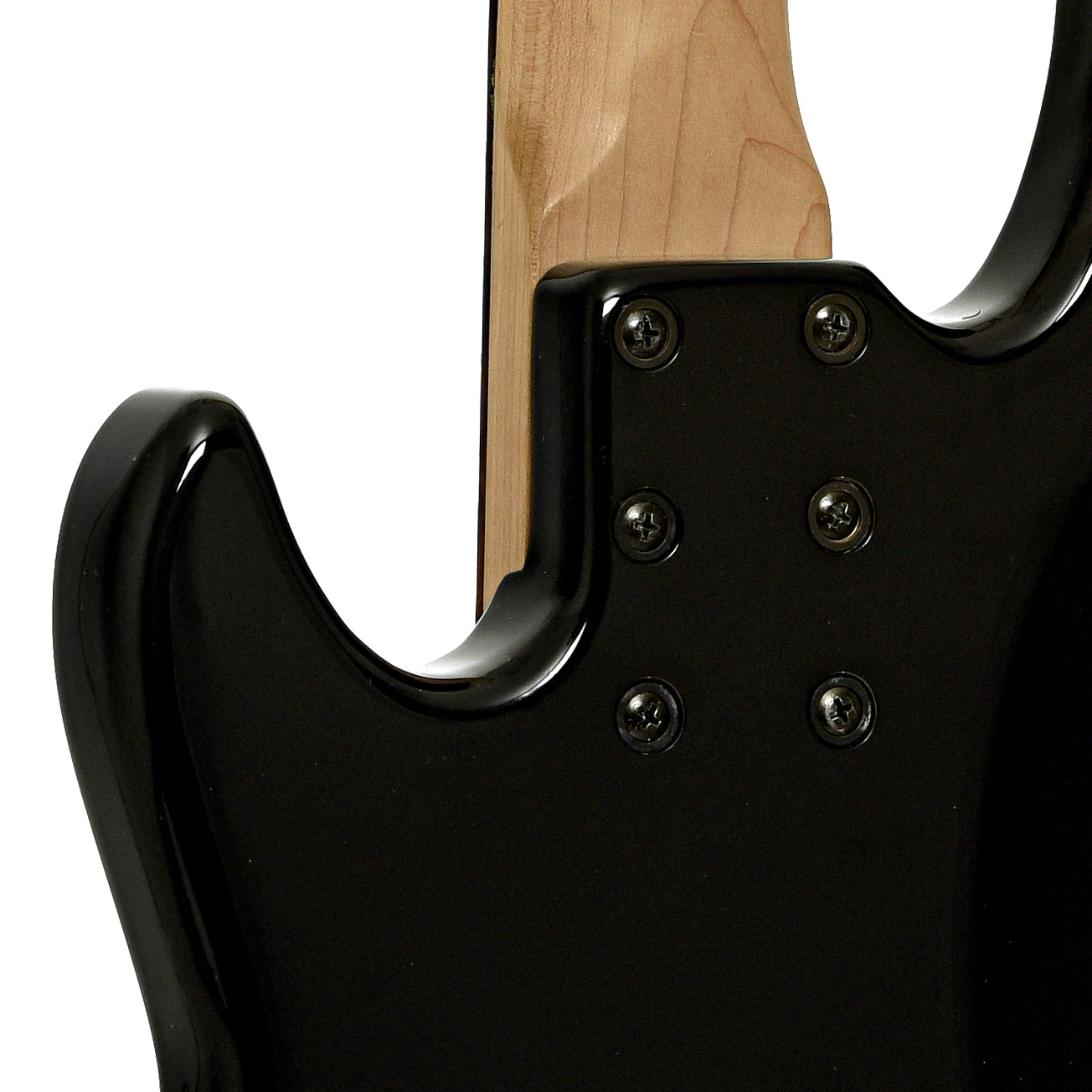 Neck joint of G&L L-2500 Tribute 5-String Electric Bass 
