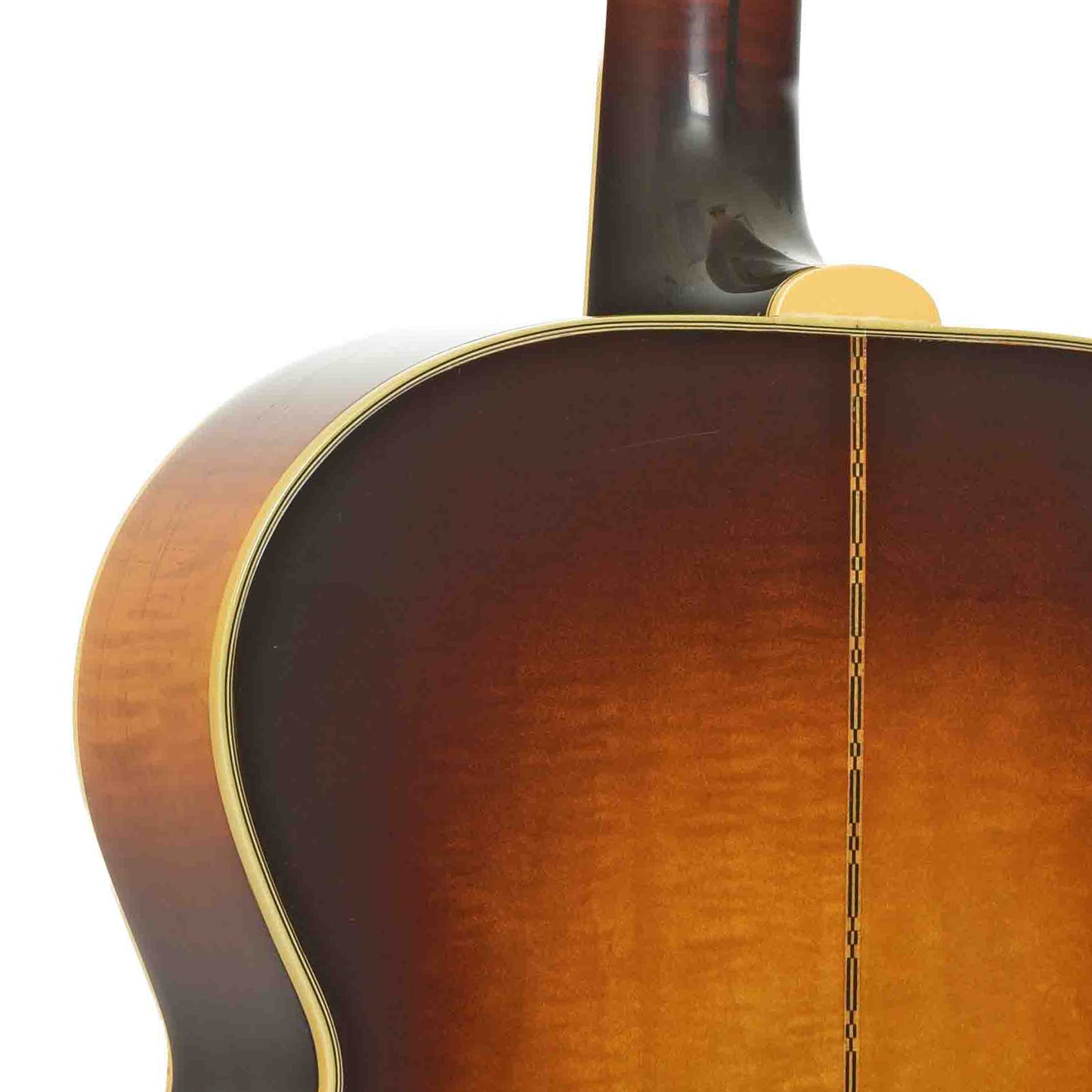 Neck joint of Gibson J-200 Jumbo Acoustic Guitar 