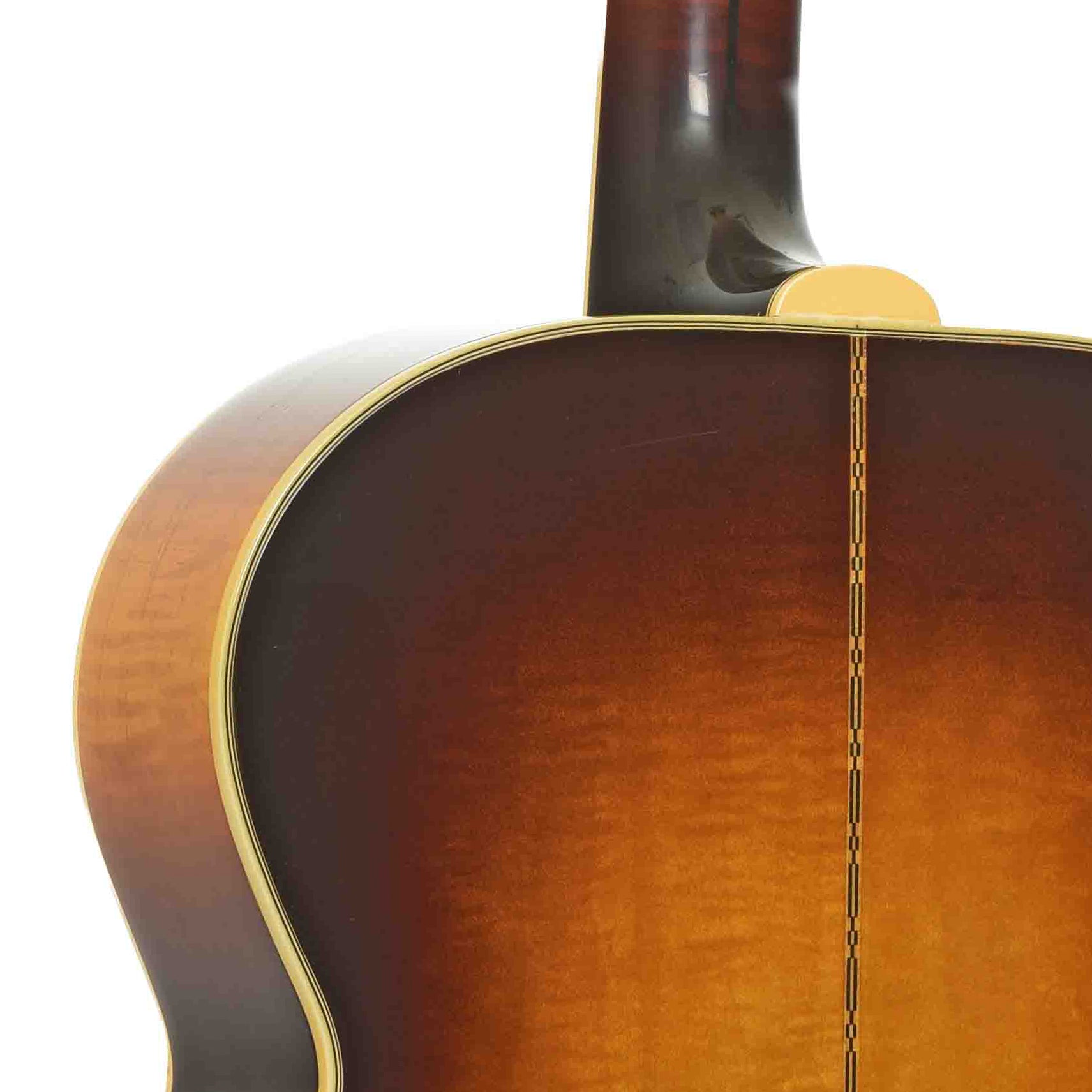Neck joint of Gibson J-200 Jumbo Acoustic Guitar 