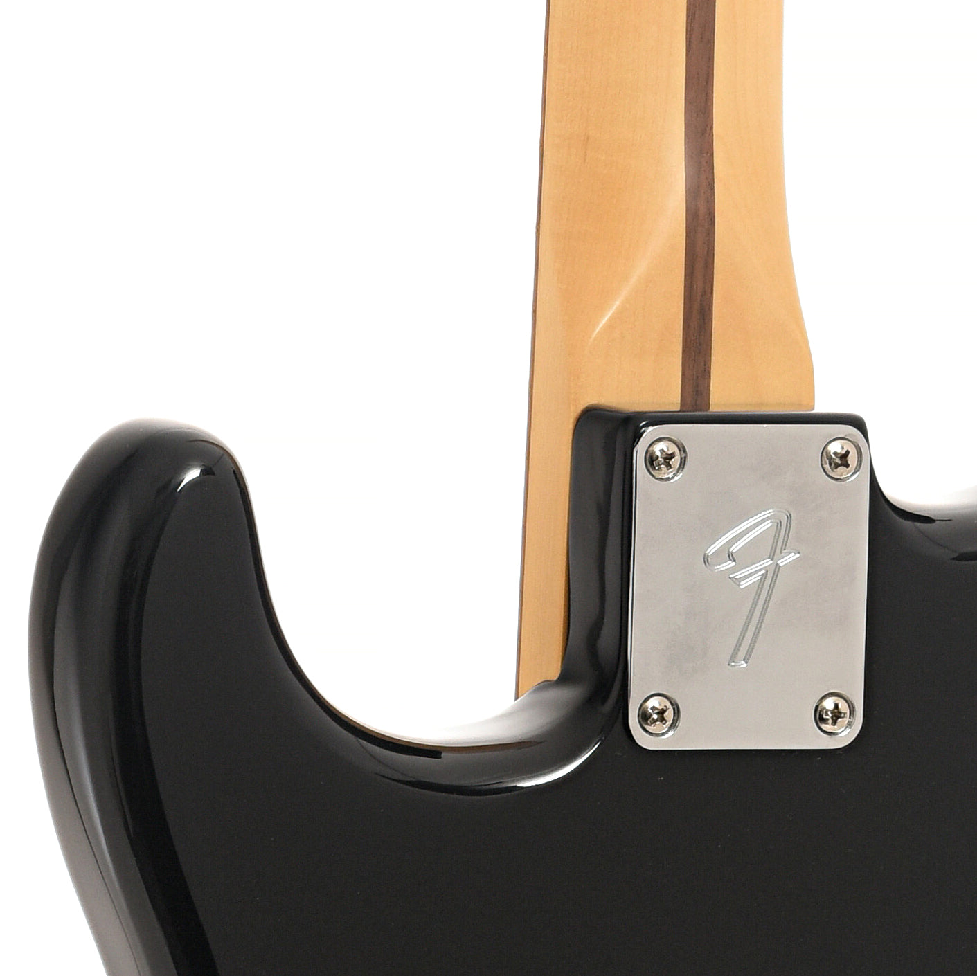 Neck joint of Fender Player Stratocaster Electric Guitar