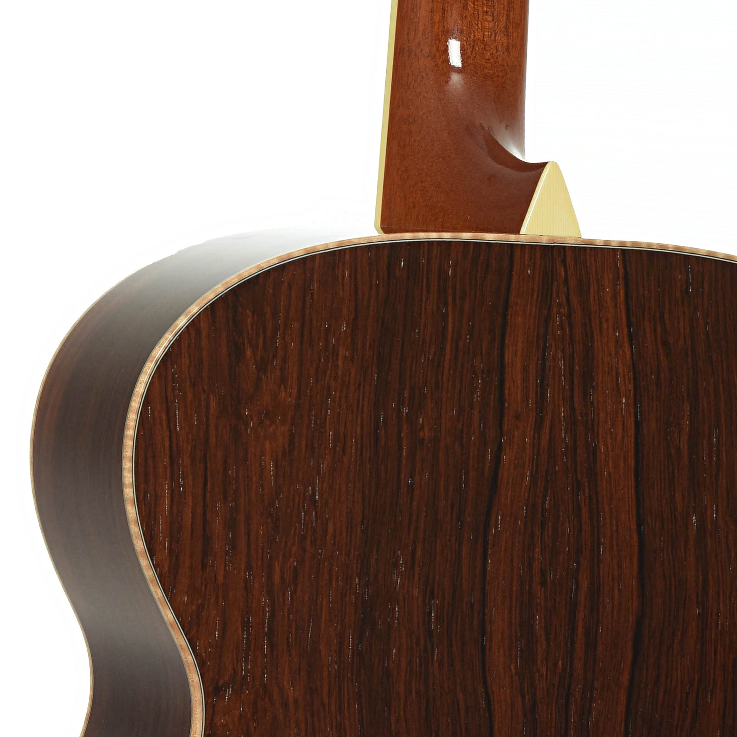 Neck joint of Larrivee J-09 Custom Shop Madagascar RW Acoustic Guitar 