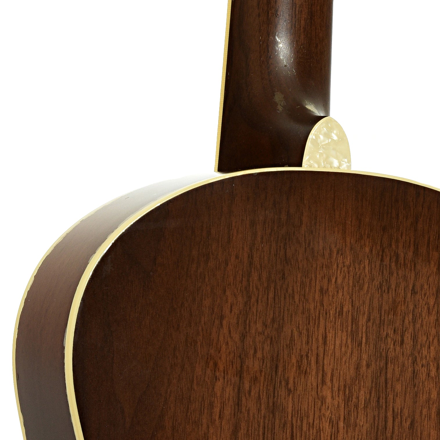 Neck joint of National Estralita Deluxe Roundneck Resonator Guitar
