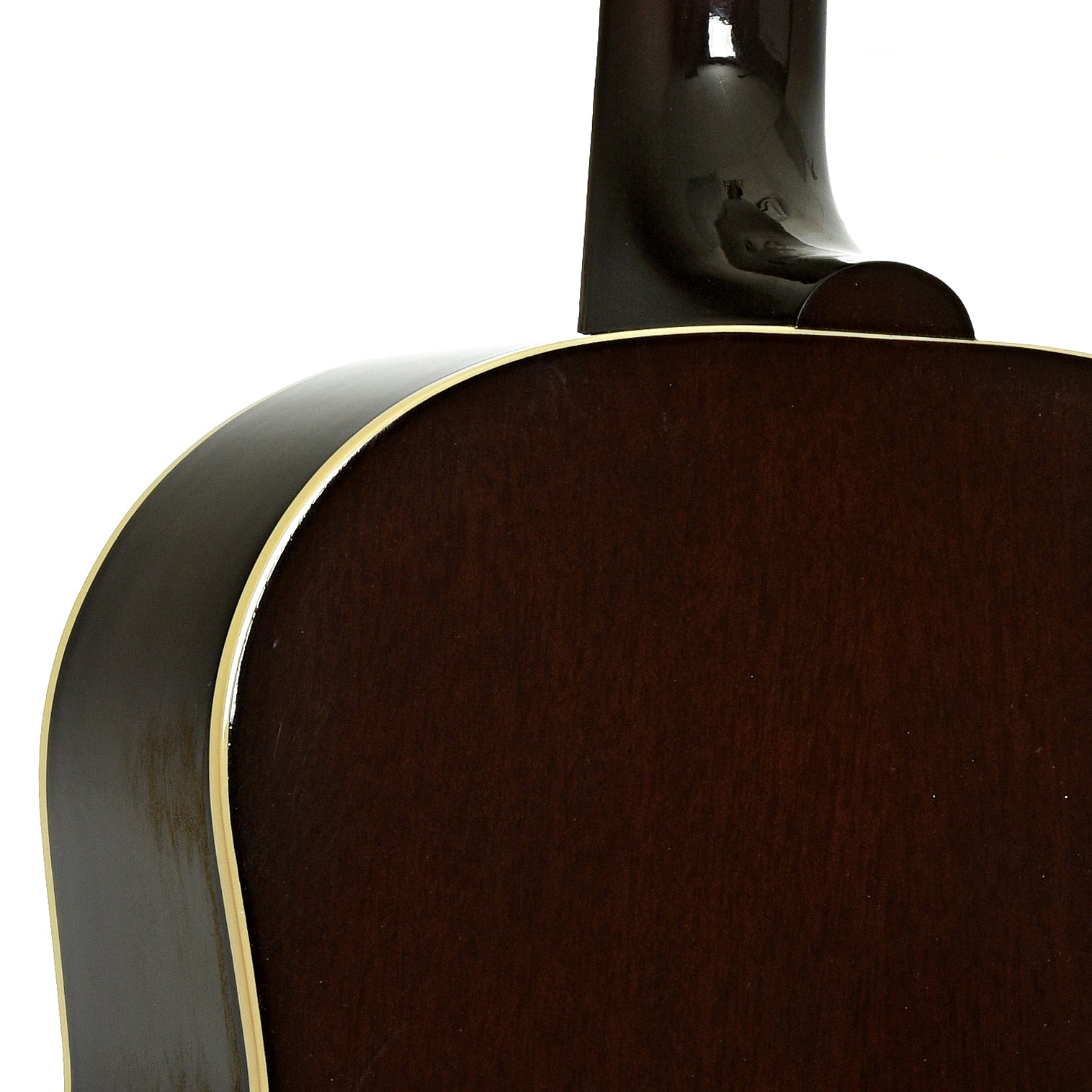 Neck joint of Gibson J-45 Standard Acoustic Guitar