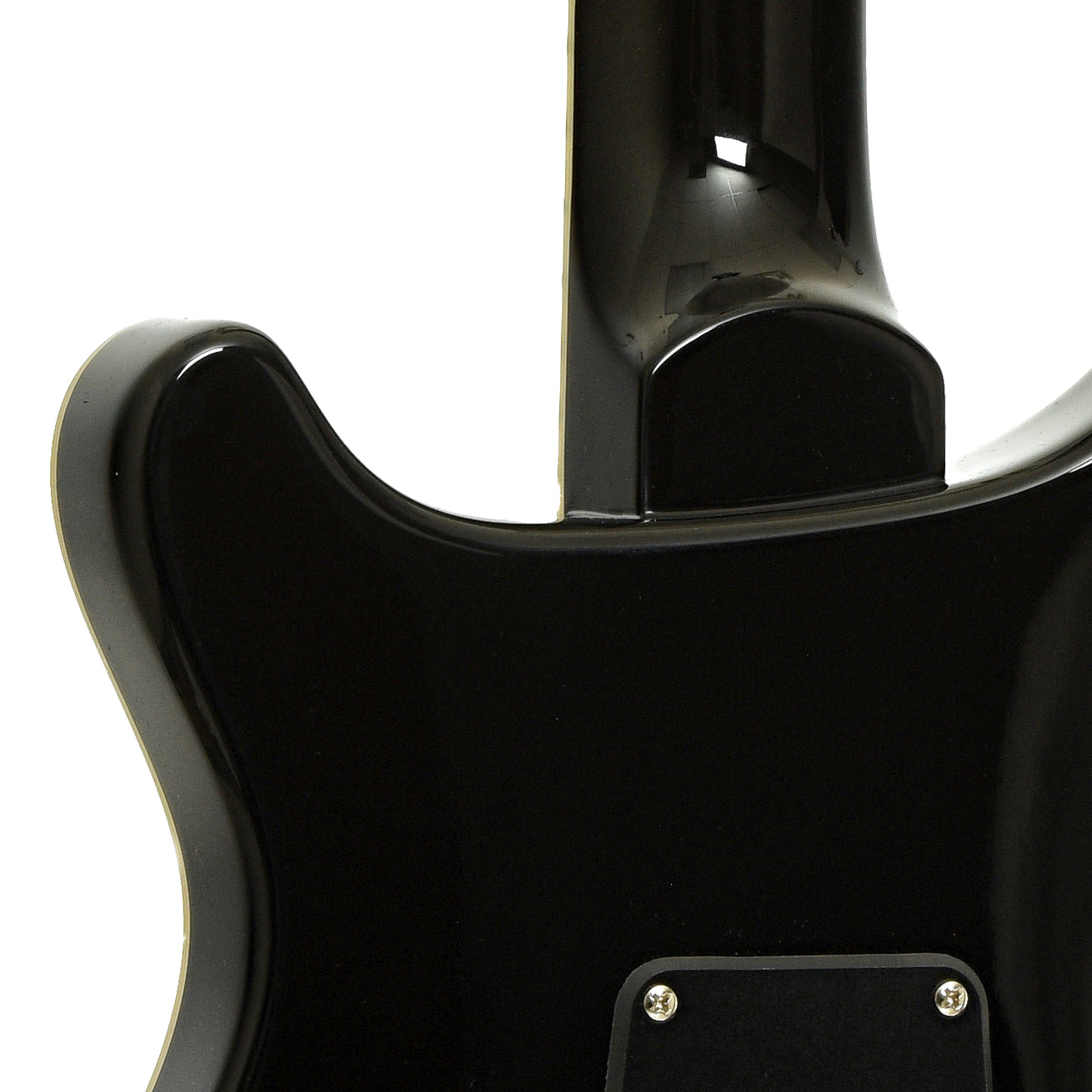 Neck joint of PRS SE Custom 24 Quilt Electric Guitar, Teal Black