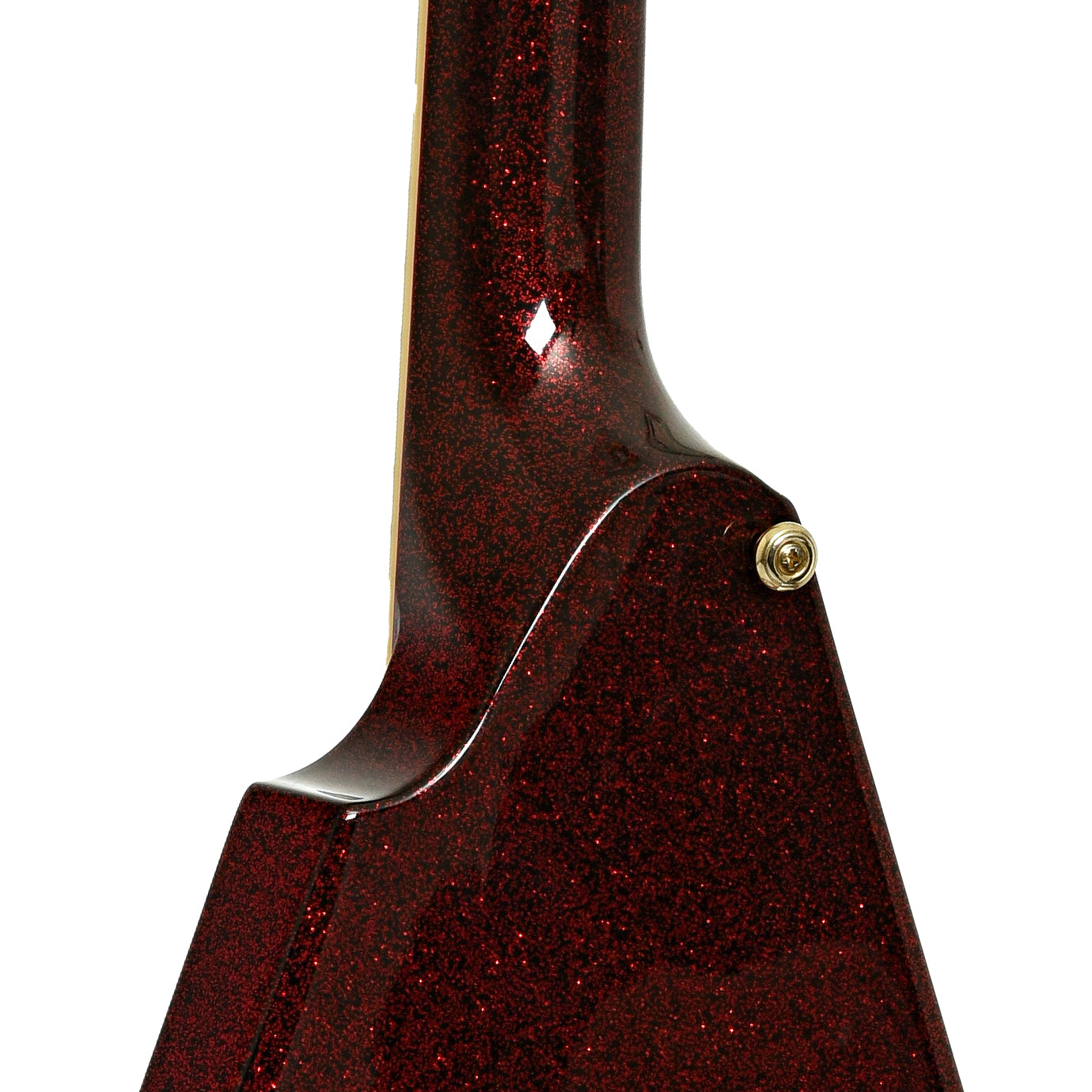 Neck joint of ESP LTD KH-V Electric Guitar, Red Sparkle 