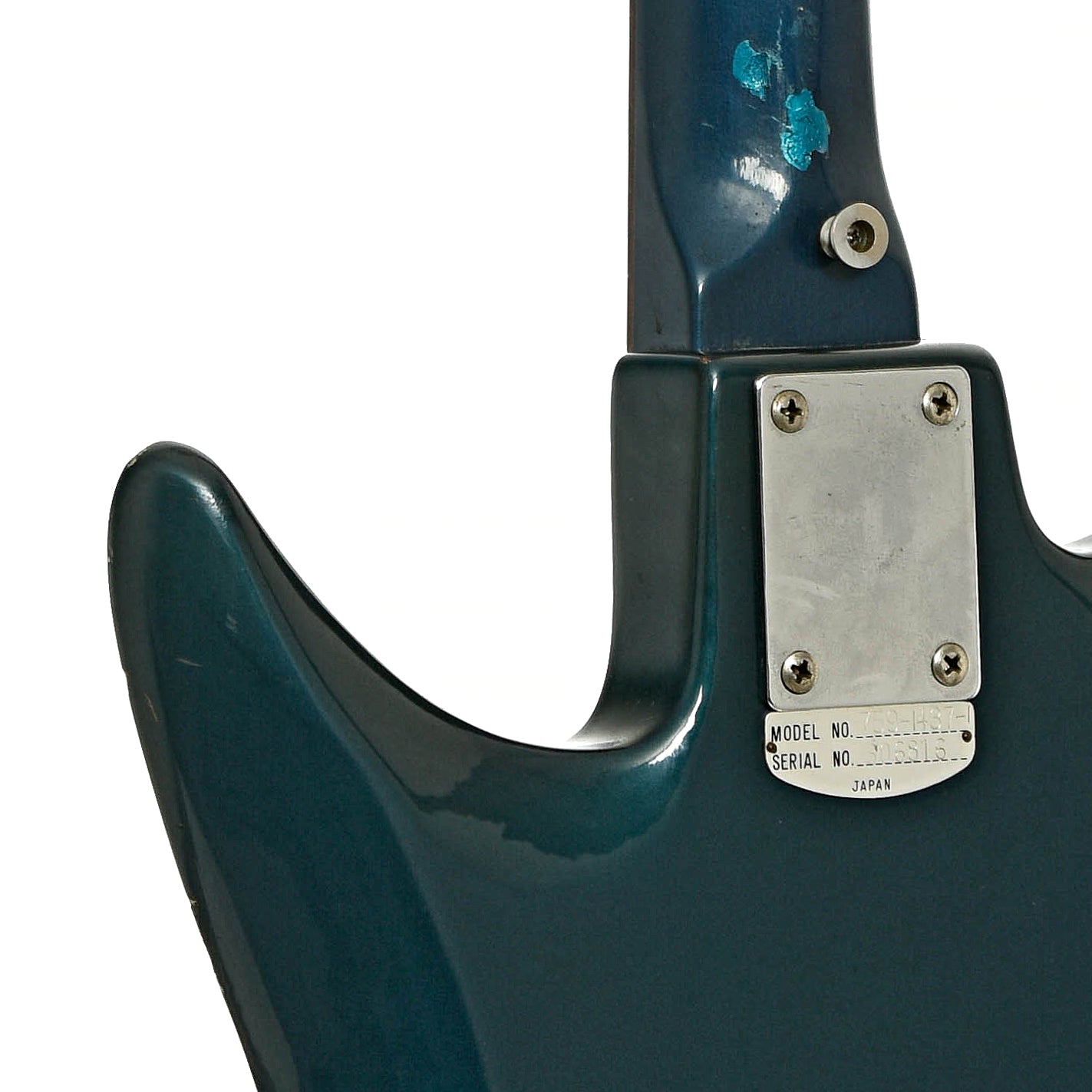 Neck joint of Silvertone ET-460 Electric Guitar
