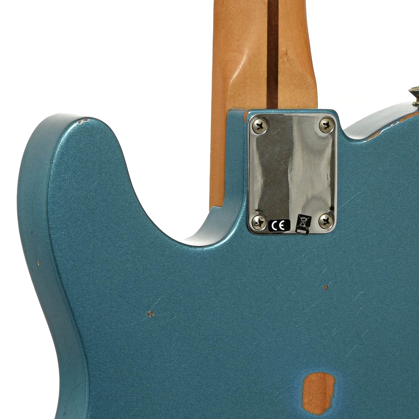 Neck joint of Fender Vintera Road Worn 50s Telecaster Electric Guitar