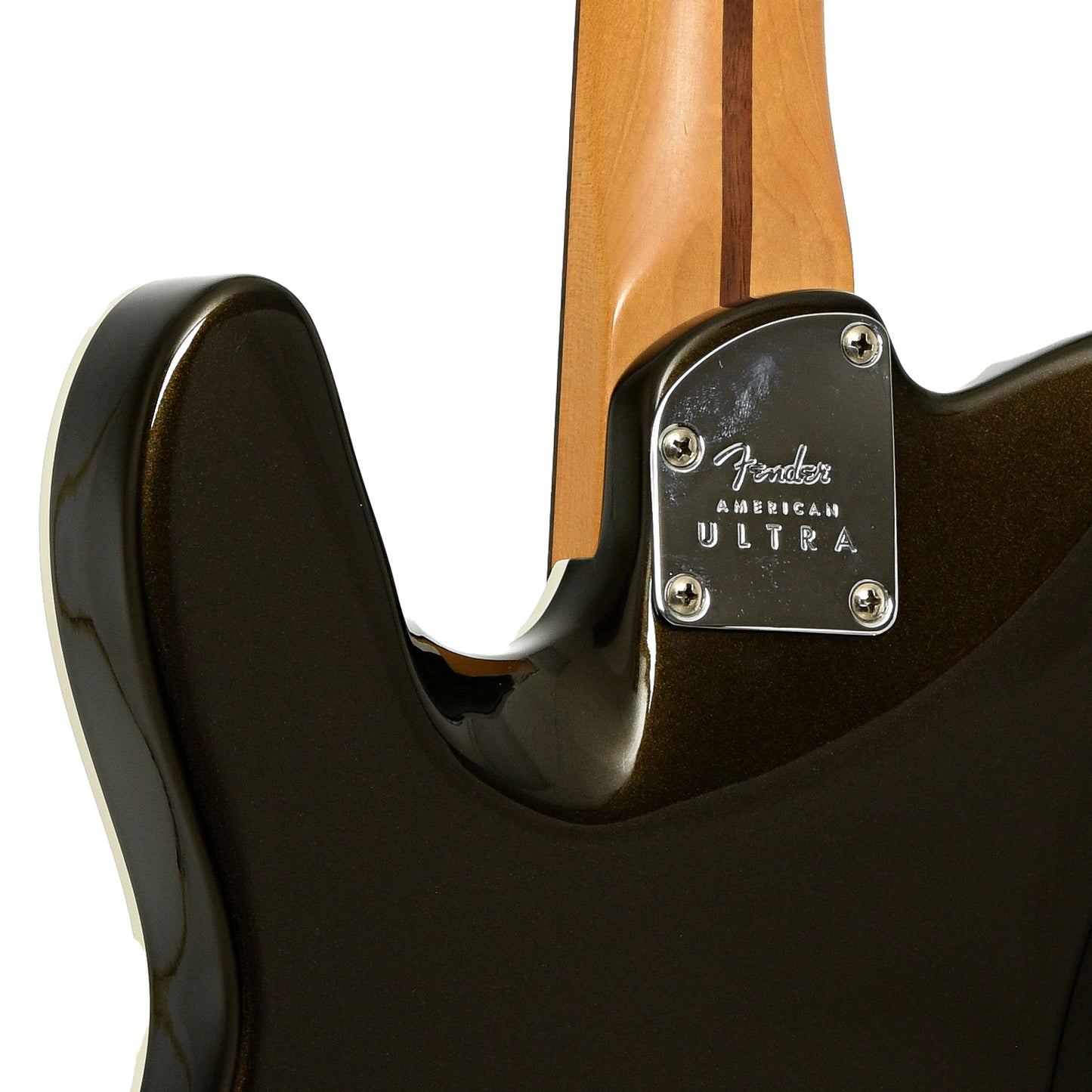 Neck joint of Fender American Ultra Telecaster Electric Guitar