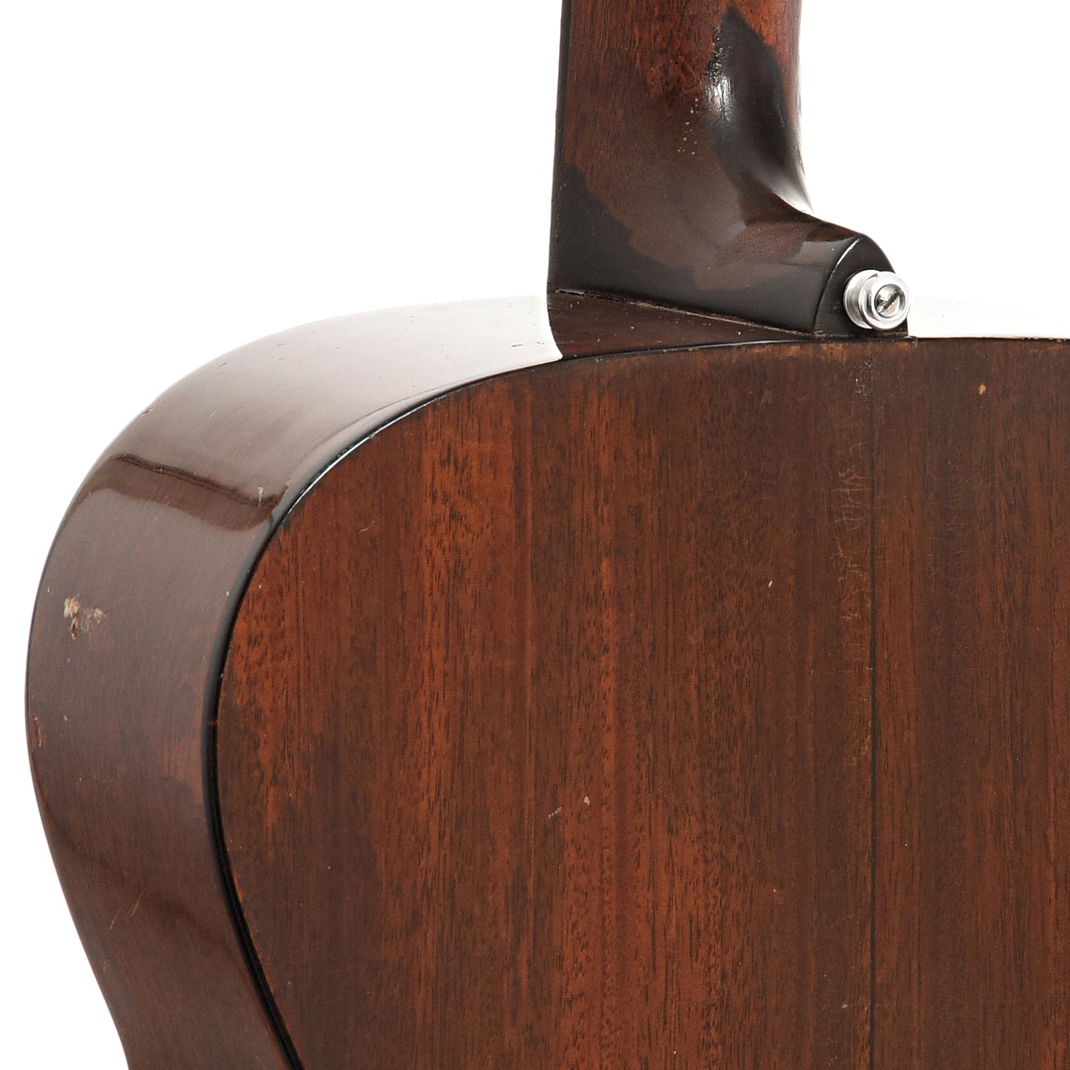 Heel of 1946 Martin 000-18 Acoustic Guitar 