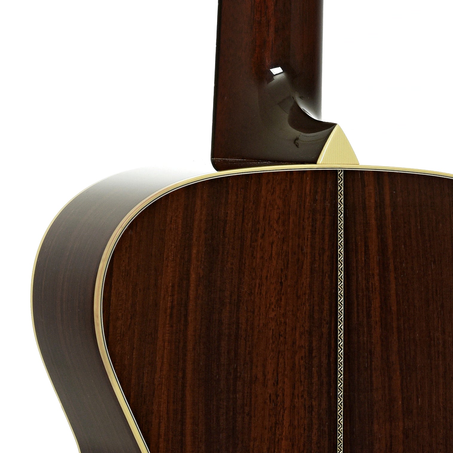 Neck joint of Collings Baby 2H 3/4 Size Acoustic Guitar